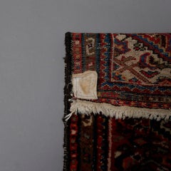 Vintage Persian Hamadan Oriental Mat, circa 1930