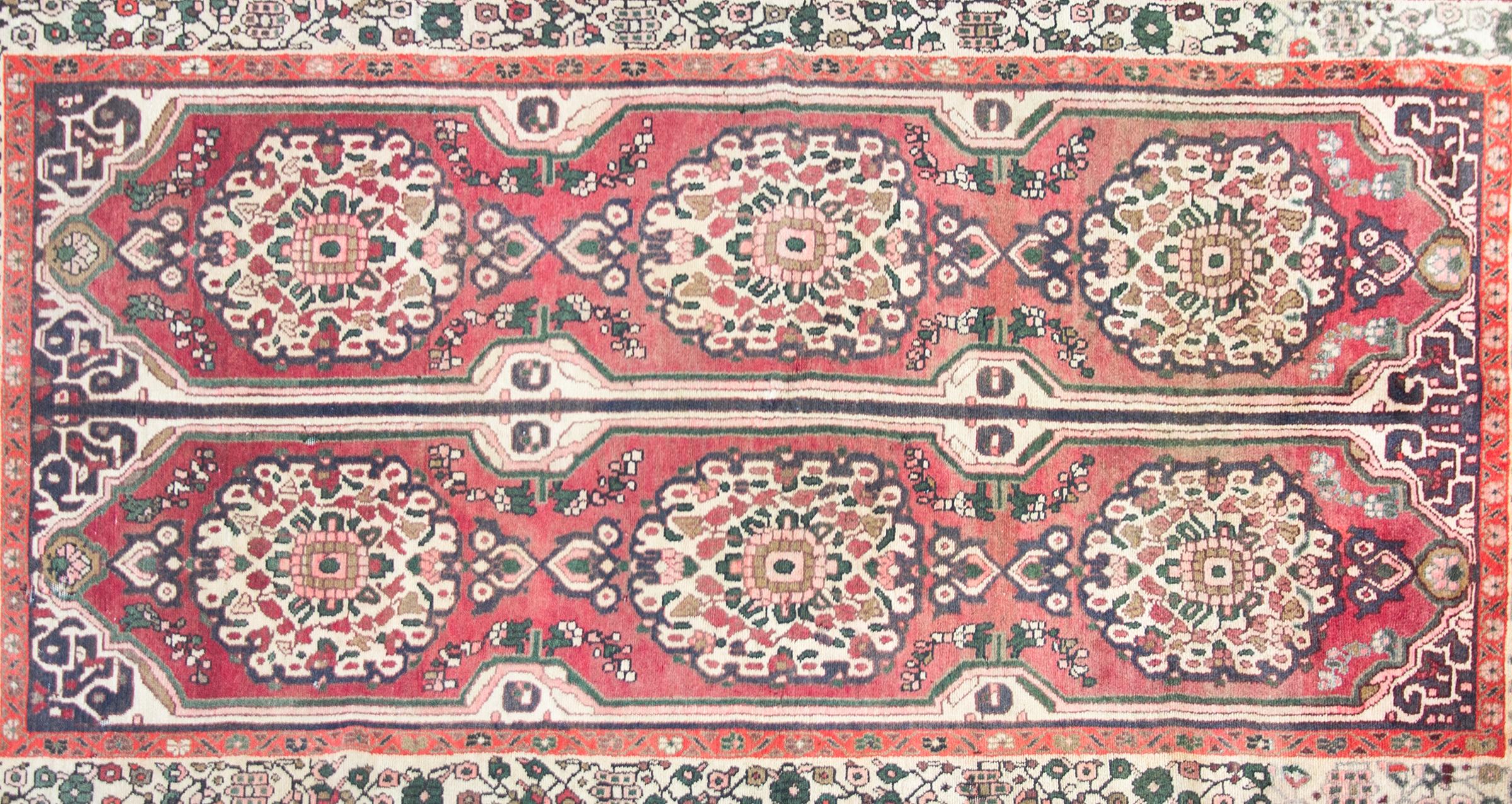 Tribal Vintage Persian Hamadan Rug For Sale