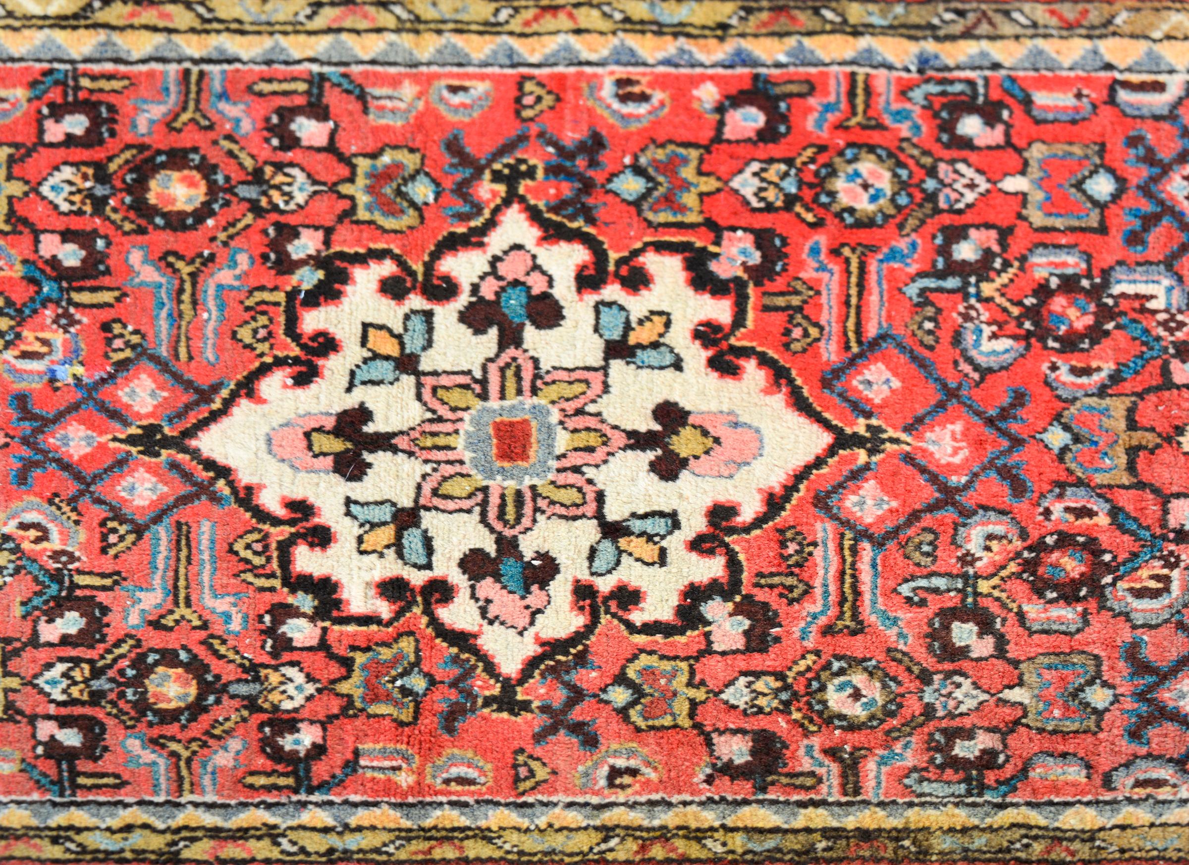 Persischer Hamadan-Teppich aus Persien (Handgeknüpft) im Angebot