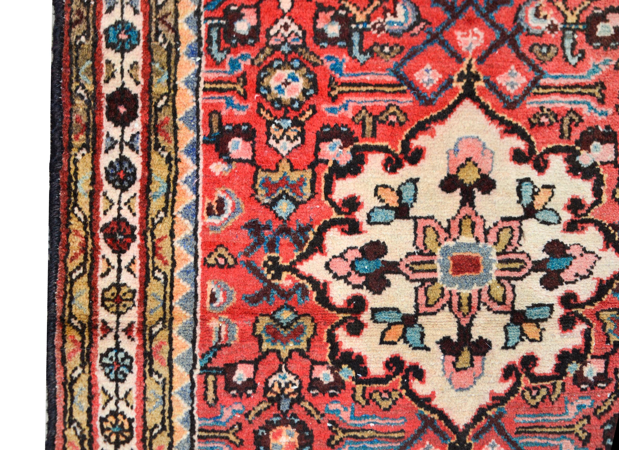 Persischer Hamadan-Teppich aus Persien im Zustand „Gut“ im Angebot in Chicago, IL
