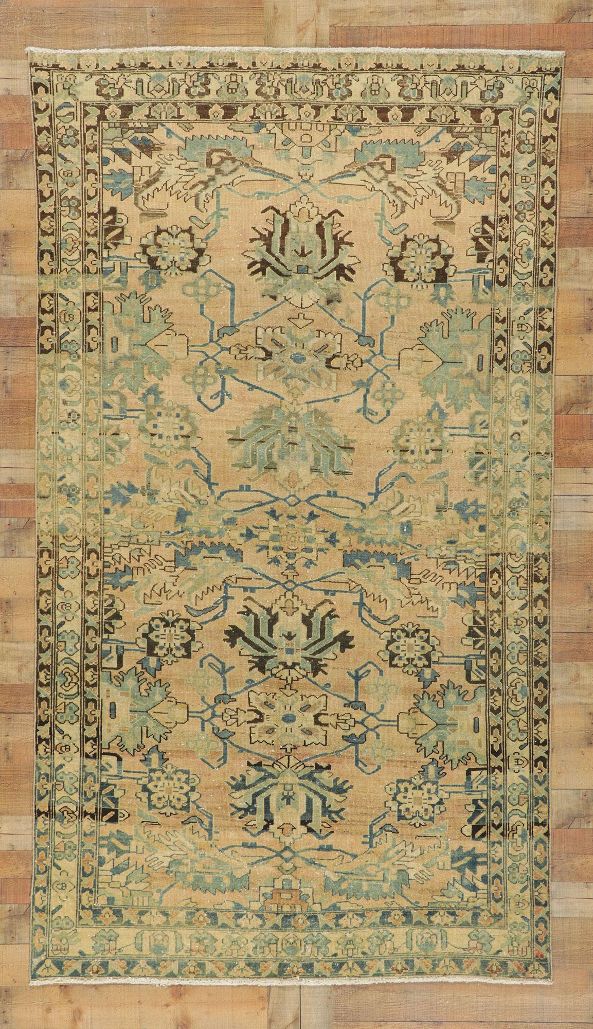 Alter persischer Hamadan-Teppich (Handgeknüpft) im Angebot