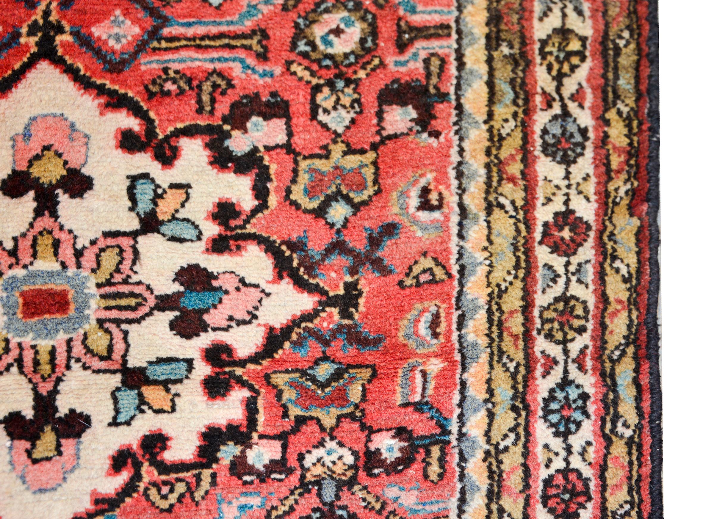 20th Century Vintage Persian Hamadan Rug For Sale