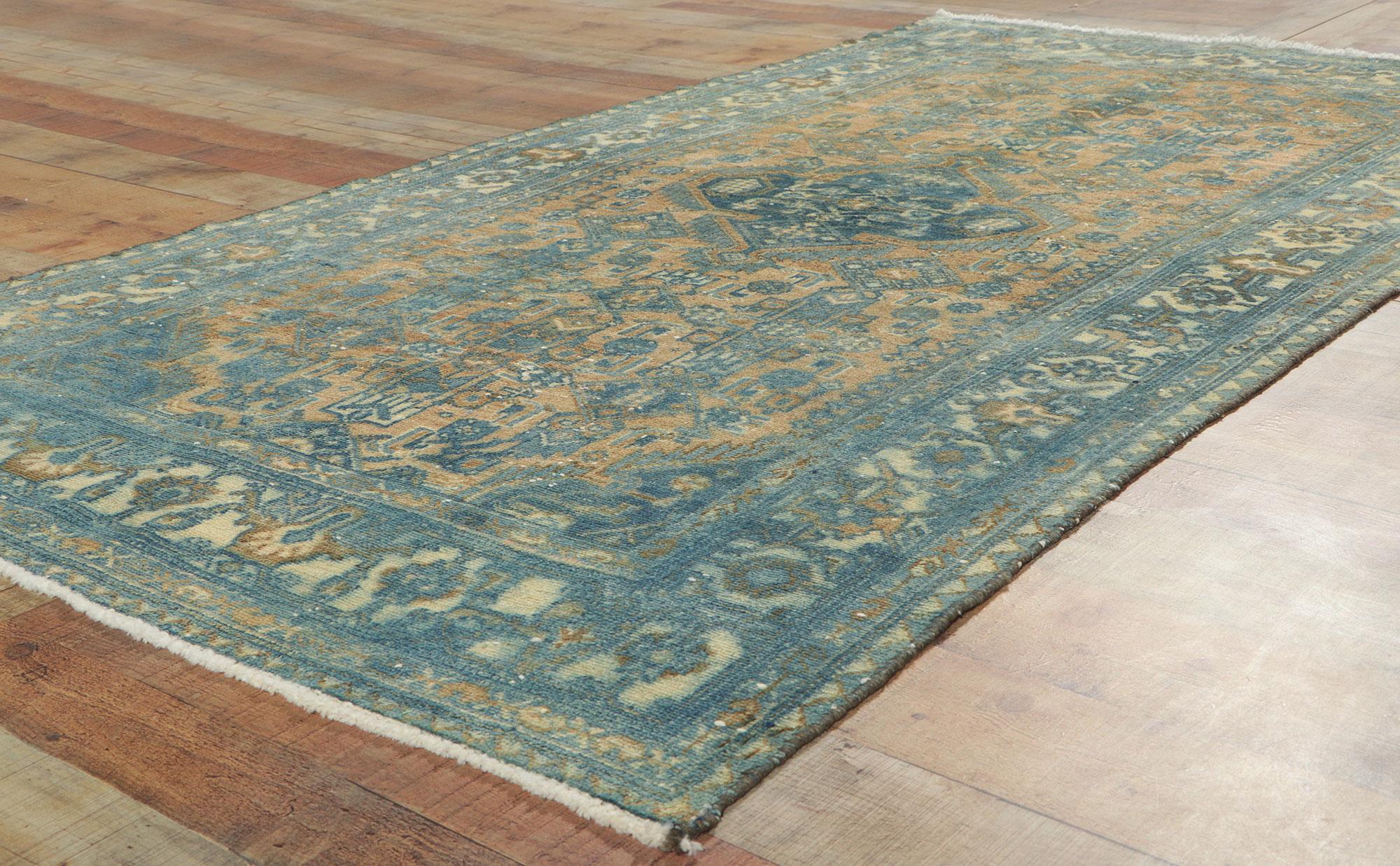 20th Century Vintage Persian Hamadan Rug For Sale