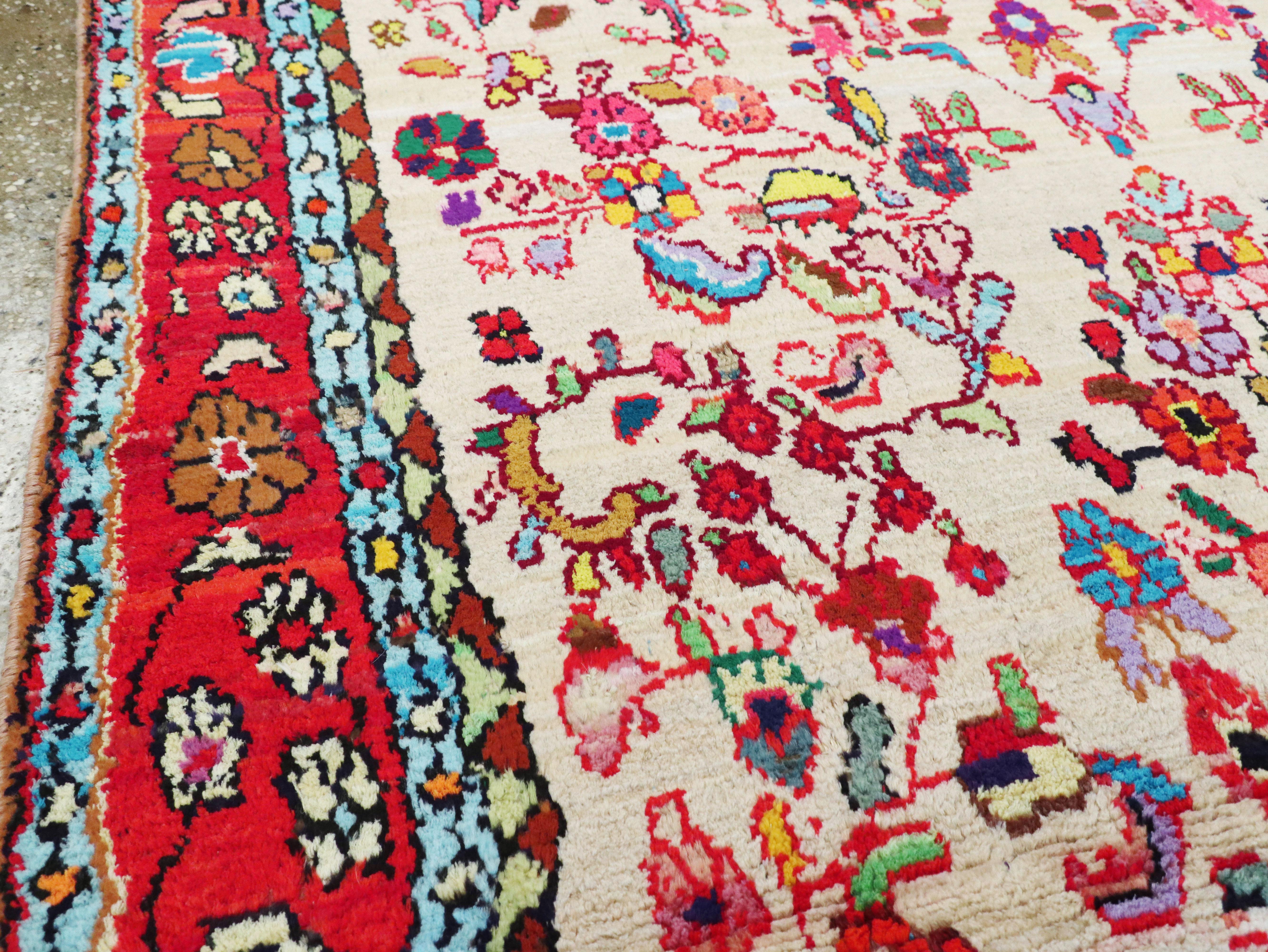 20th Century Vintage Persian Hamadan Rug For Sale