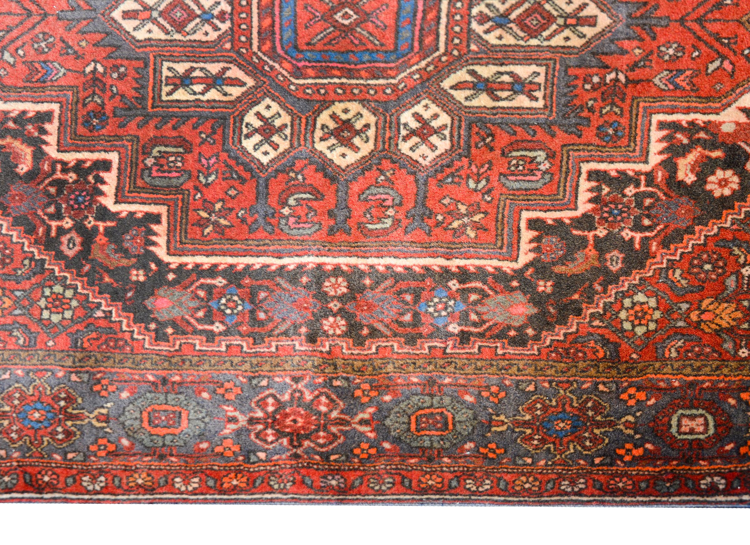 20ième siècle Tapis persan vintage de Hamadan en vente