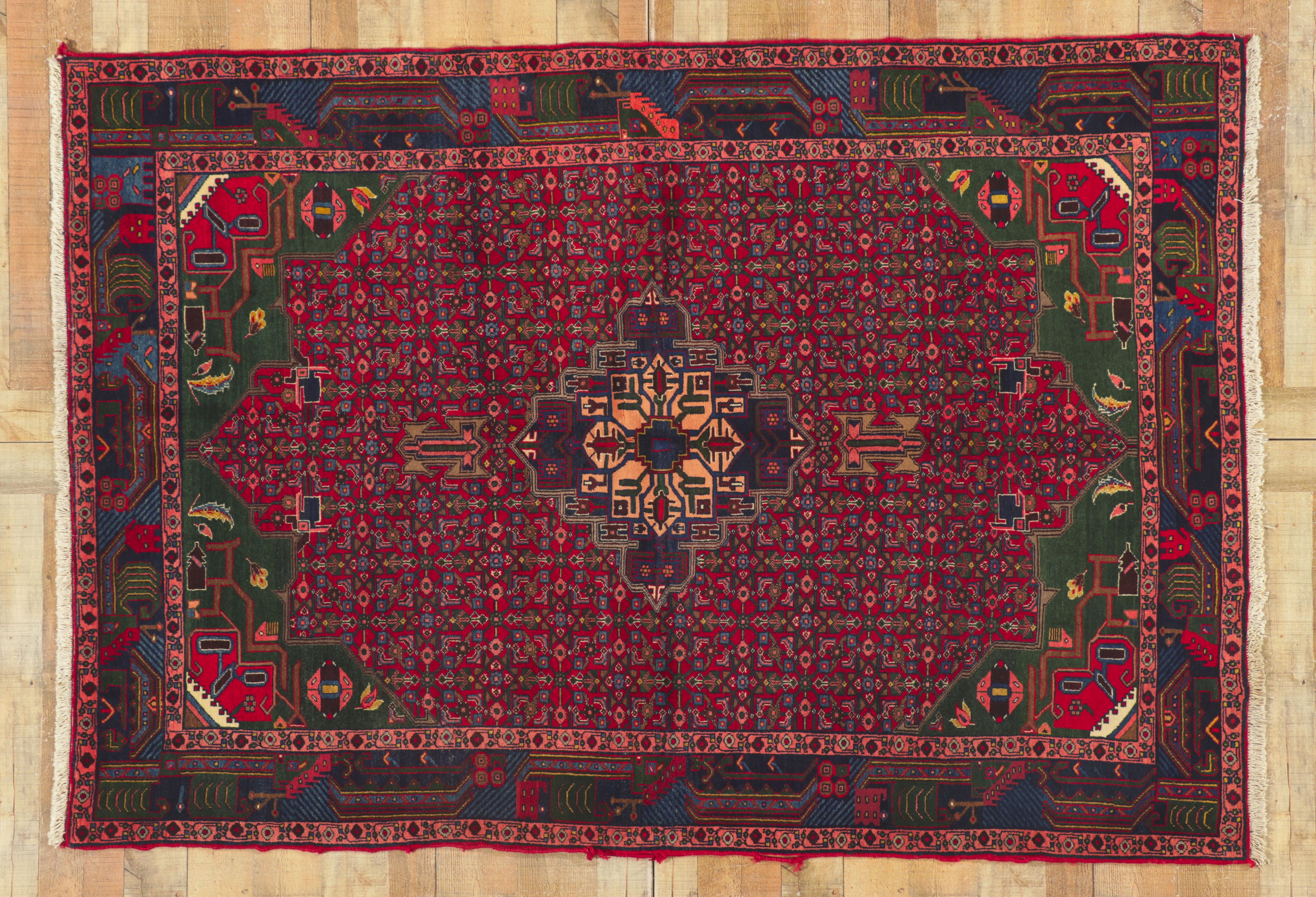 Alter persischer Hamadan-Teppich (20. Jahrhundert) im Angebot