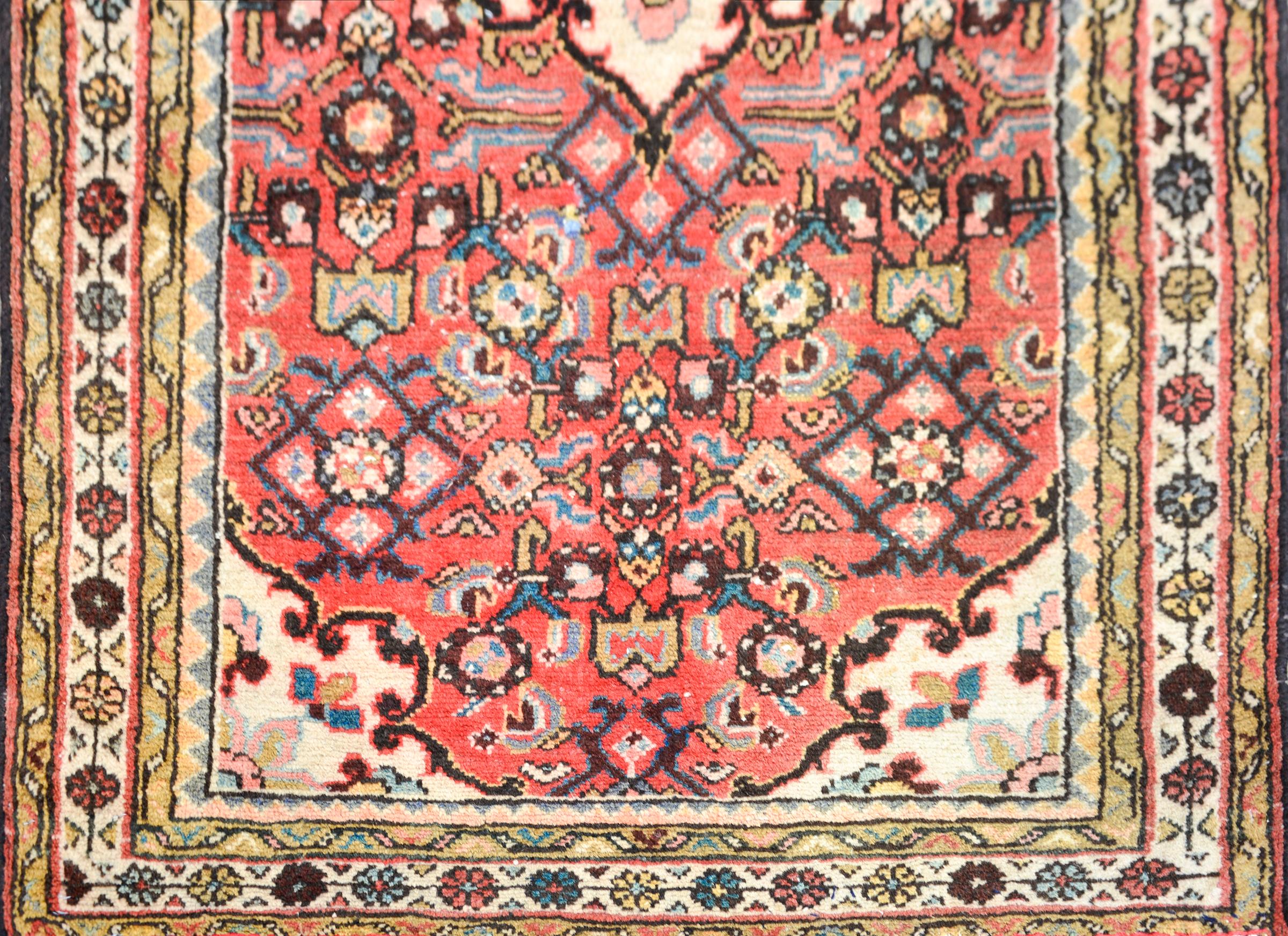 Vintage Persian Hamadan Rug For Sale 1