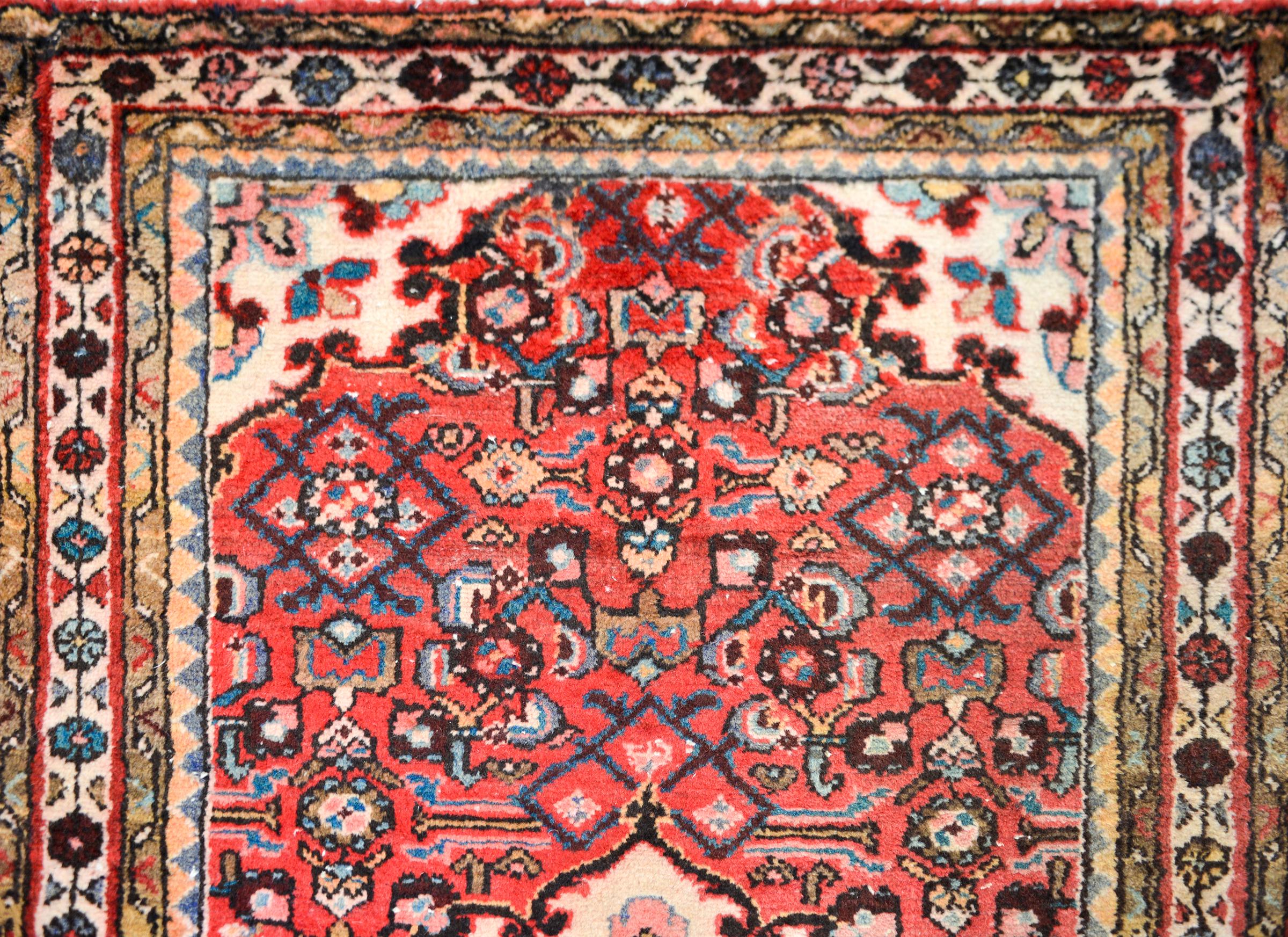 Vintage Persian Hamadan Rug For Sale 2