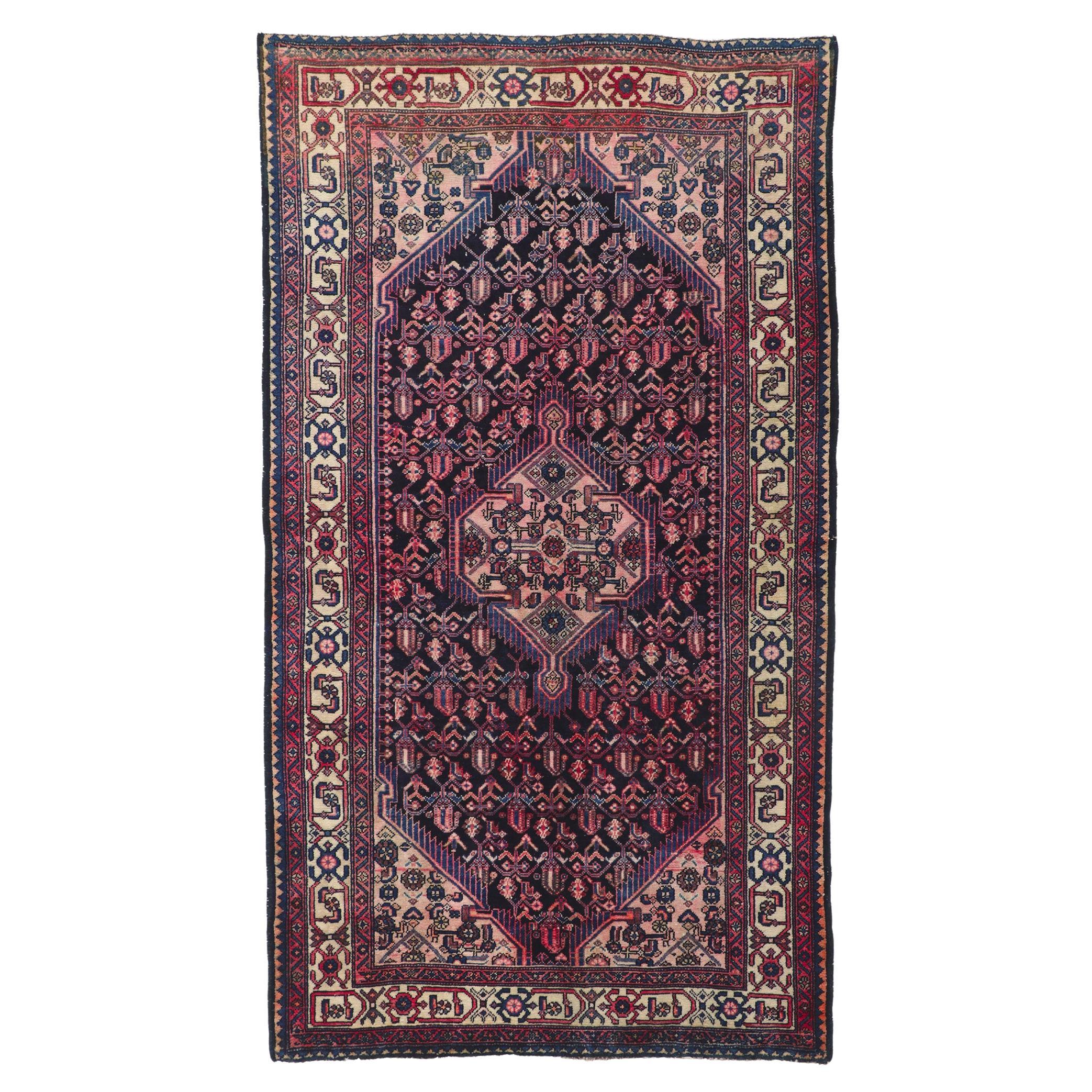 Vintage Persian Hamadan Rug For Sale