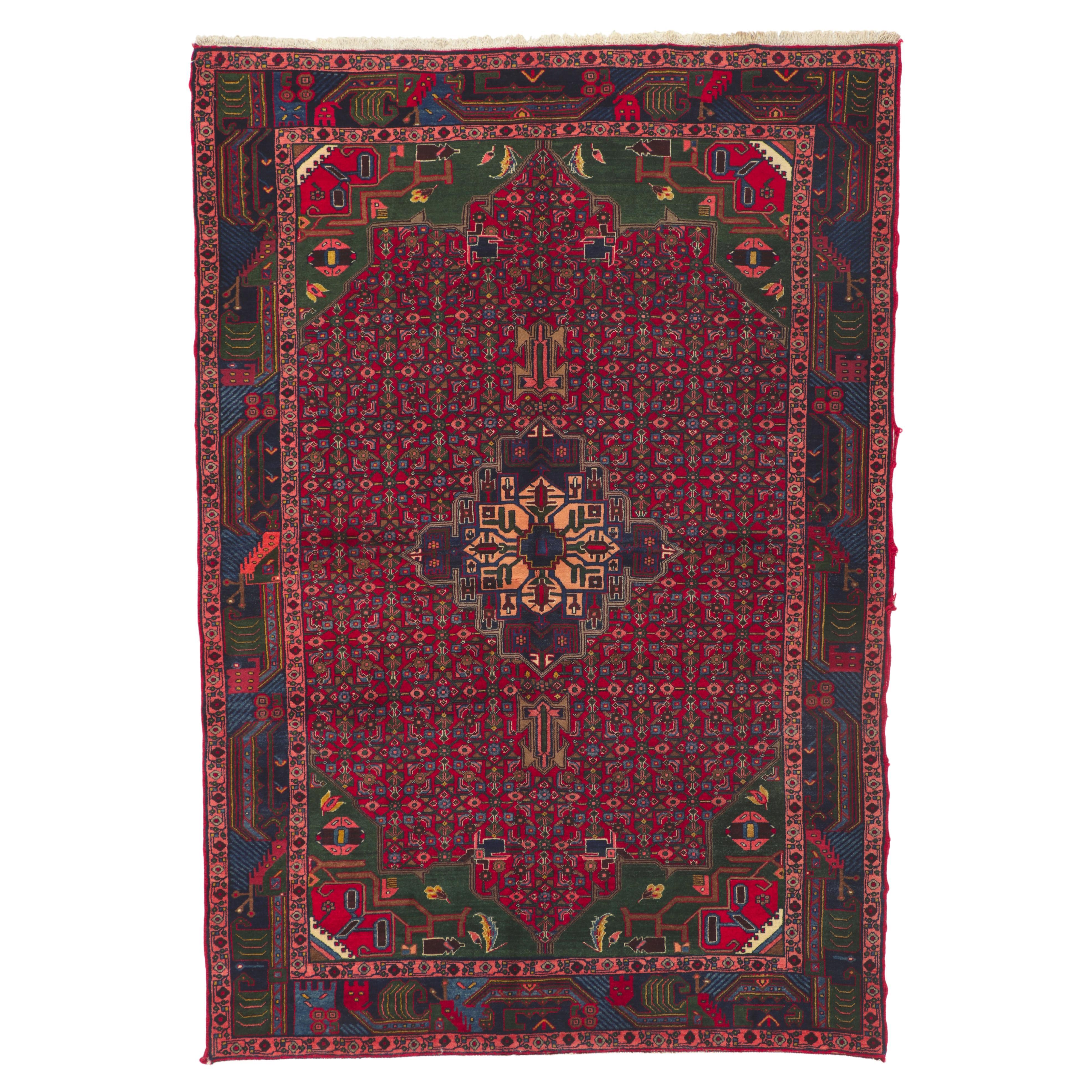 Alter persischer Hamadan-Teppich