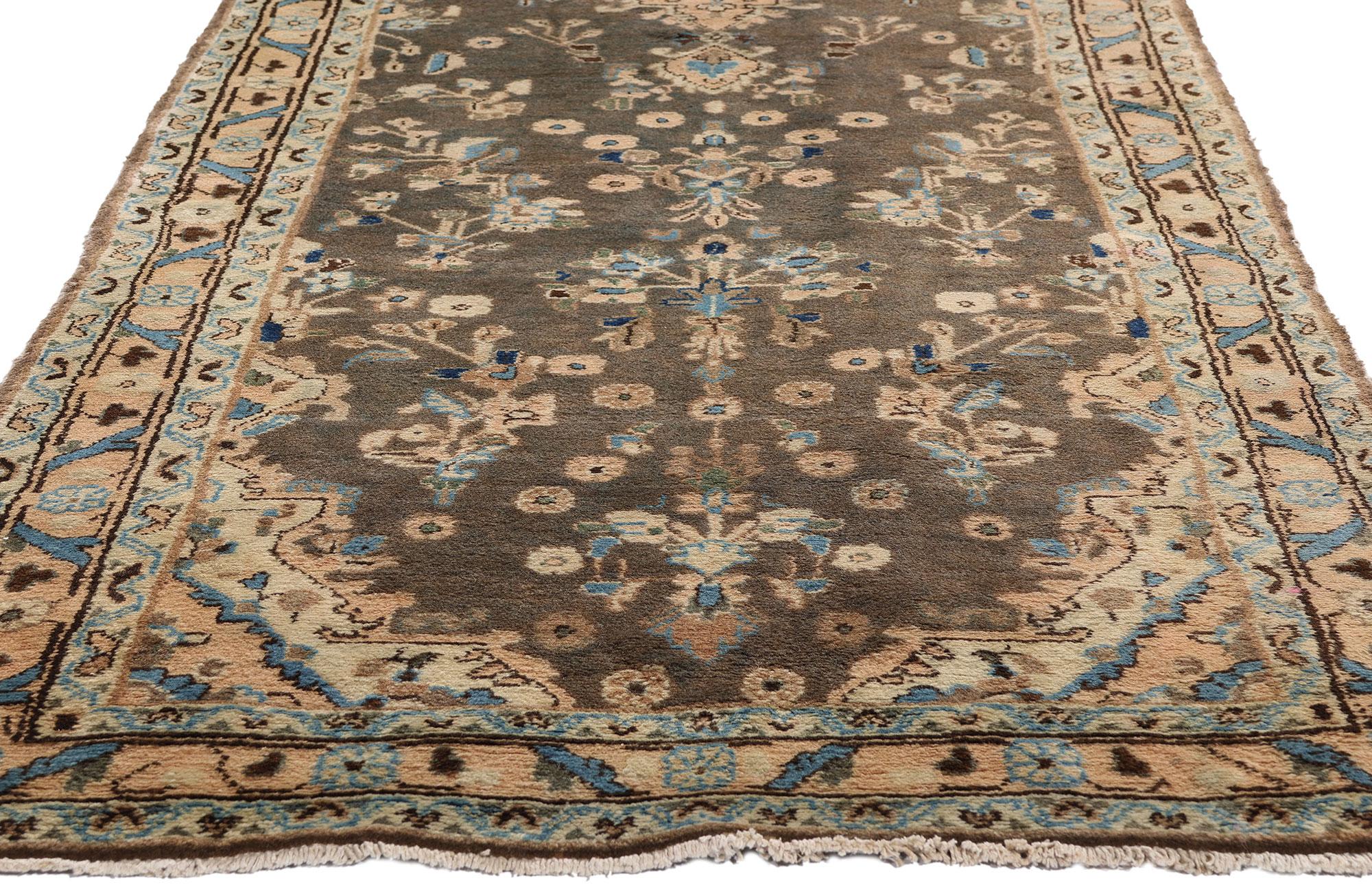 XX secolo Tappeto persiano vintage Hamadan con stile moderno in vendita