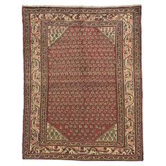 Persischer Hamadan-Teppich im rustikalen, luxuriösen Stil