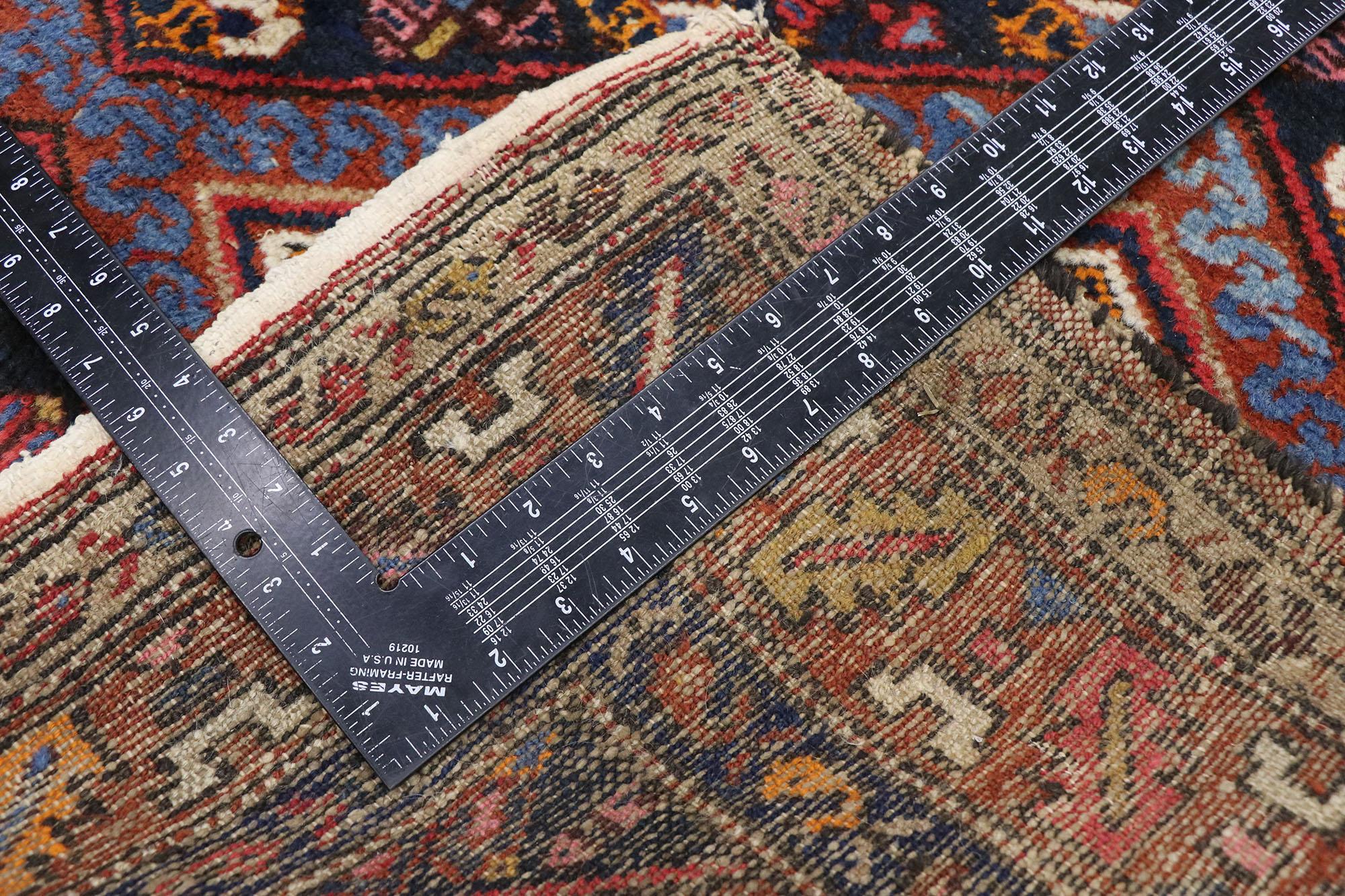 20th Century Vintage Persian Hamadan Rug with Tribal Style For Sale