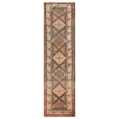 Persischer Hamadan-Läufer im Vintage-Stil, um 1920  3'2 x 12'