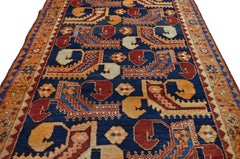 Vintage Persian Hamadan Runner with Modern Tribal Style, Wide Hallway Runner
