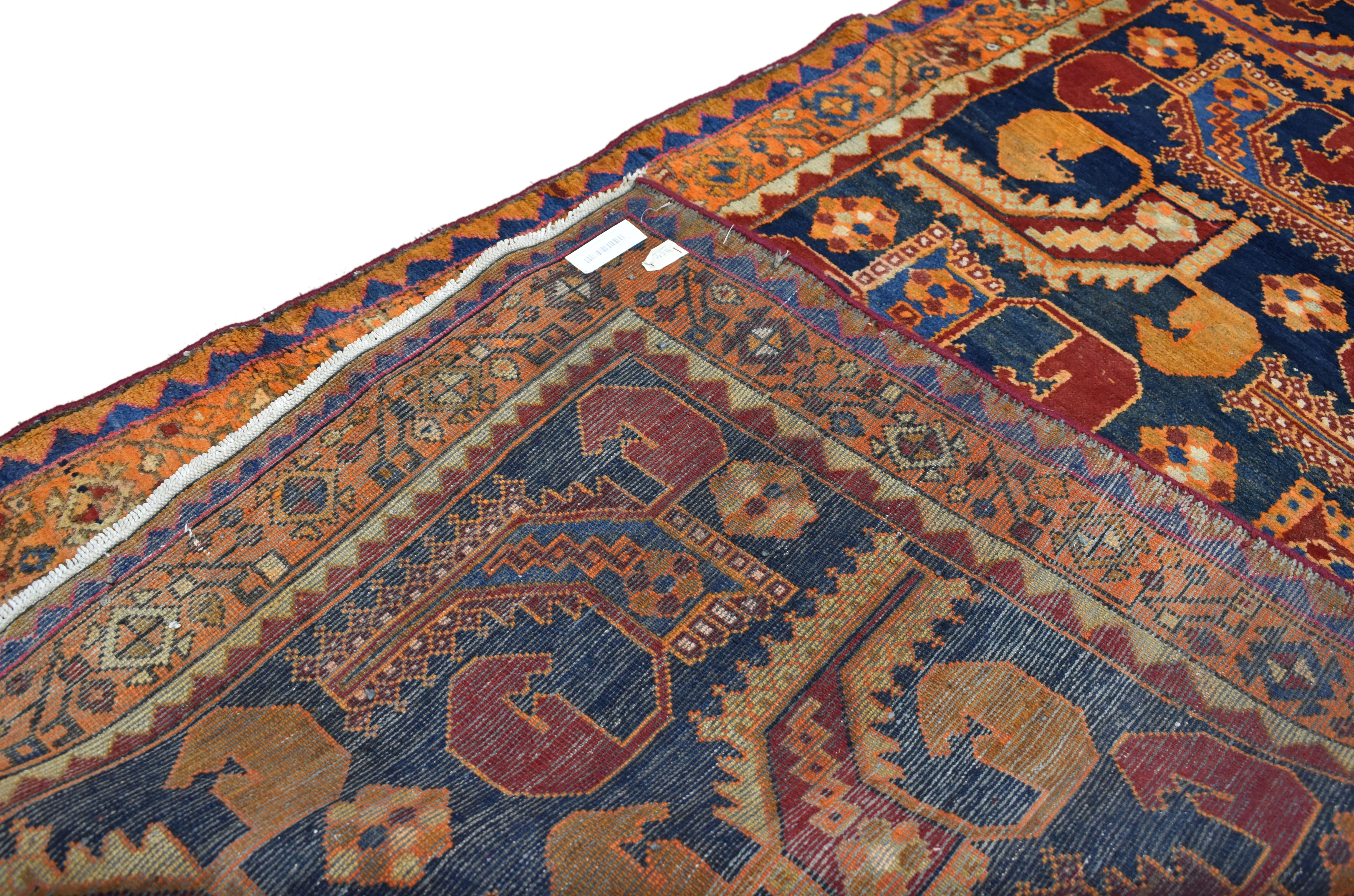 20th Century Vintage Persian Hamadan Runner with Modern Tribal Style, Wide Hallway Runner For Sale