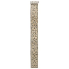 Vintage Persian Hamadan Runner with Romantic French Cottage Style