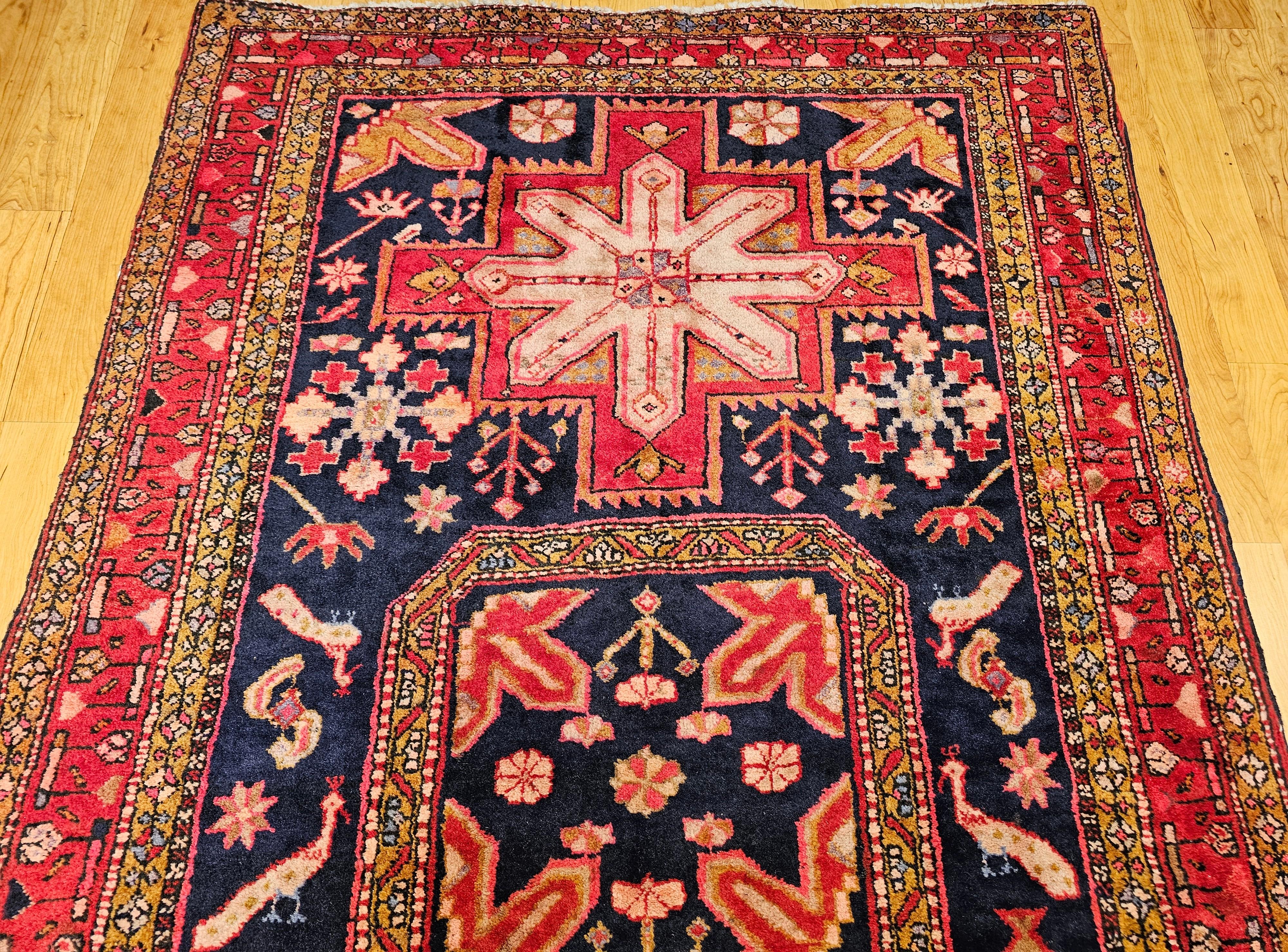 Runner persiano d'epoca Hamdan Wide Runner in vendita 3
