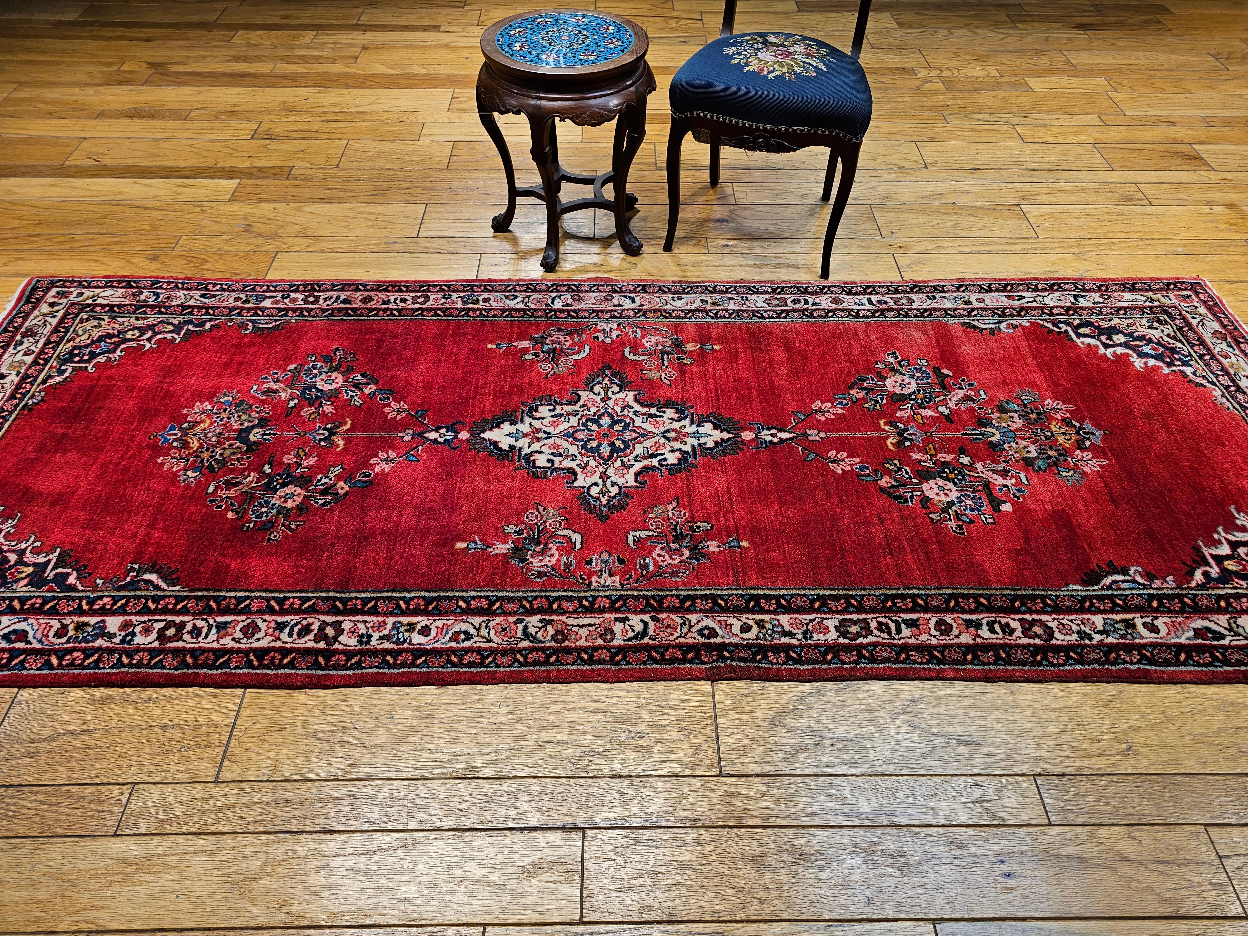 Runner persiano d'epoca Hamdan Wide Runner in vendita 4