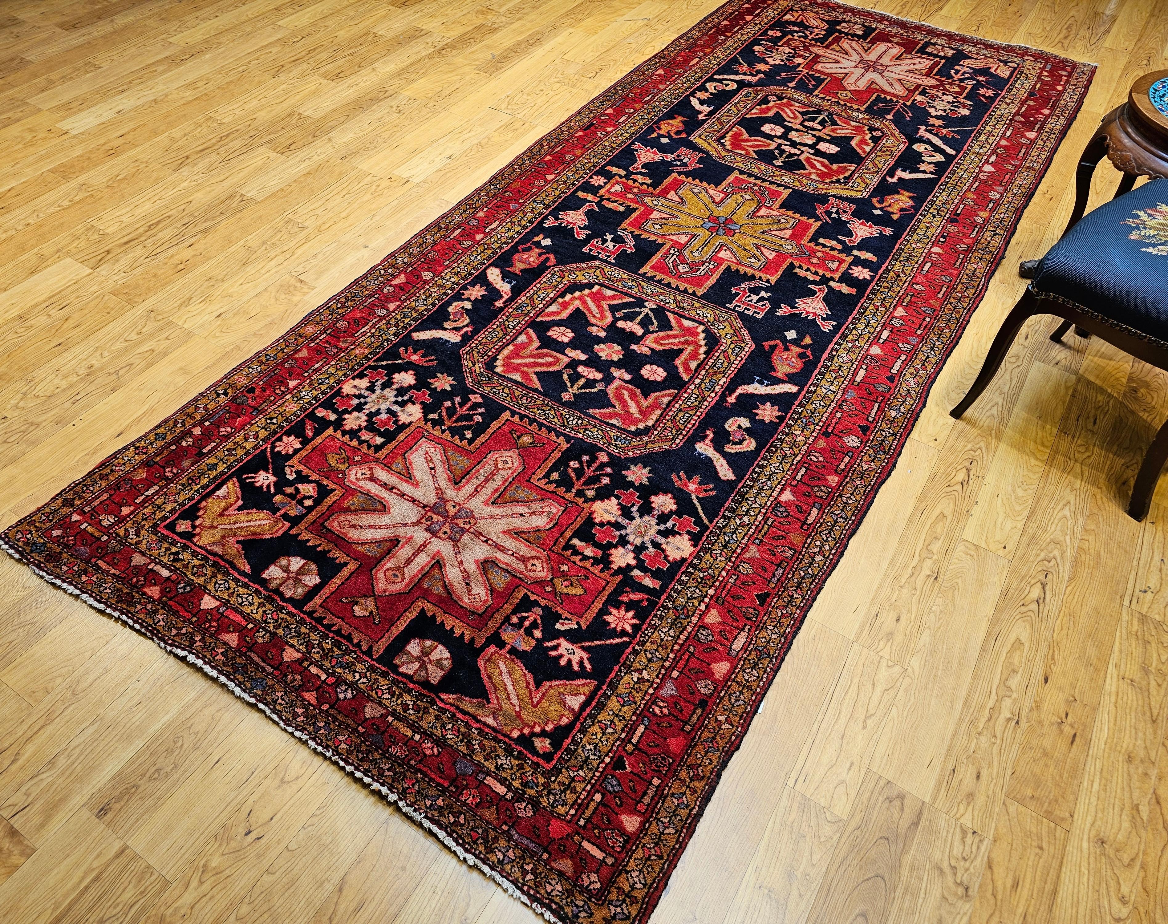 Runner persiano d'epoca Hamdan Wide Runner in vendita 10