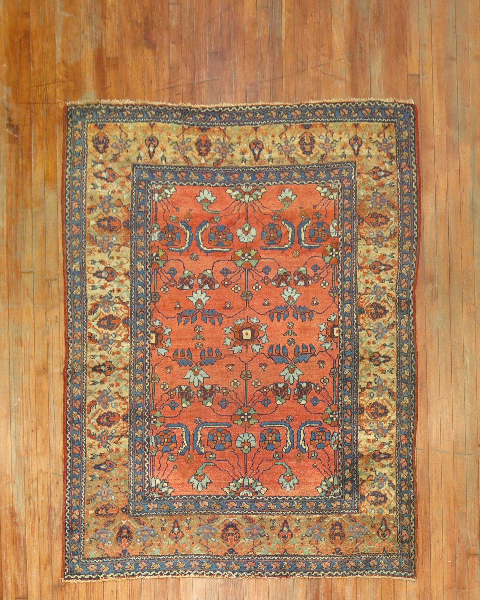 Vintage Persian Hamedan  Rug In Good Condition In New York, NY