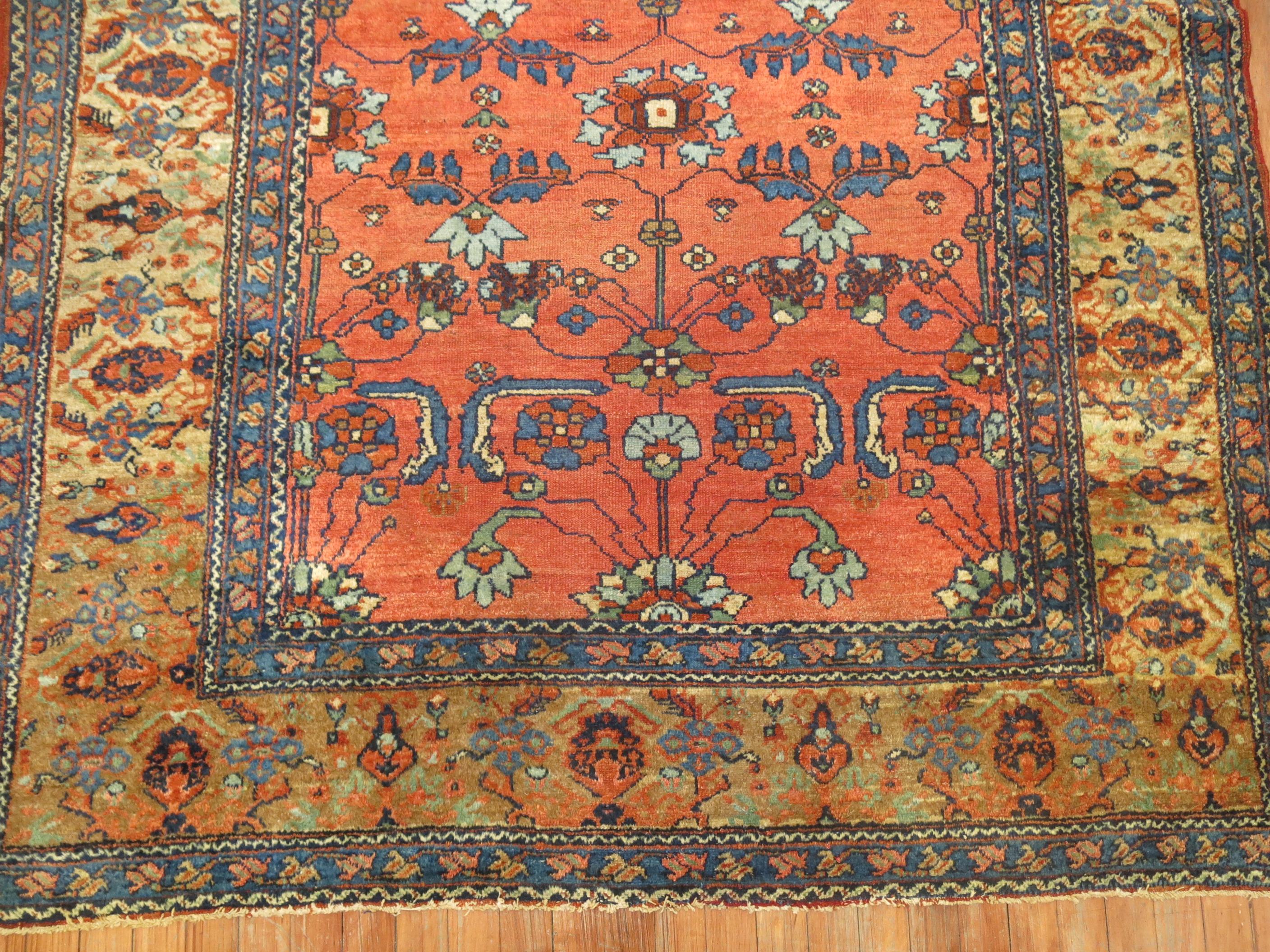 20th Century Vintage Persian Hamedan  Rug