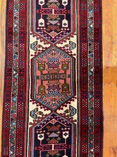 Vintage Persian Geometric Ardabil Rug