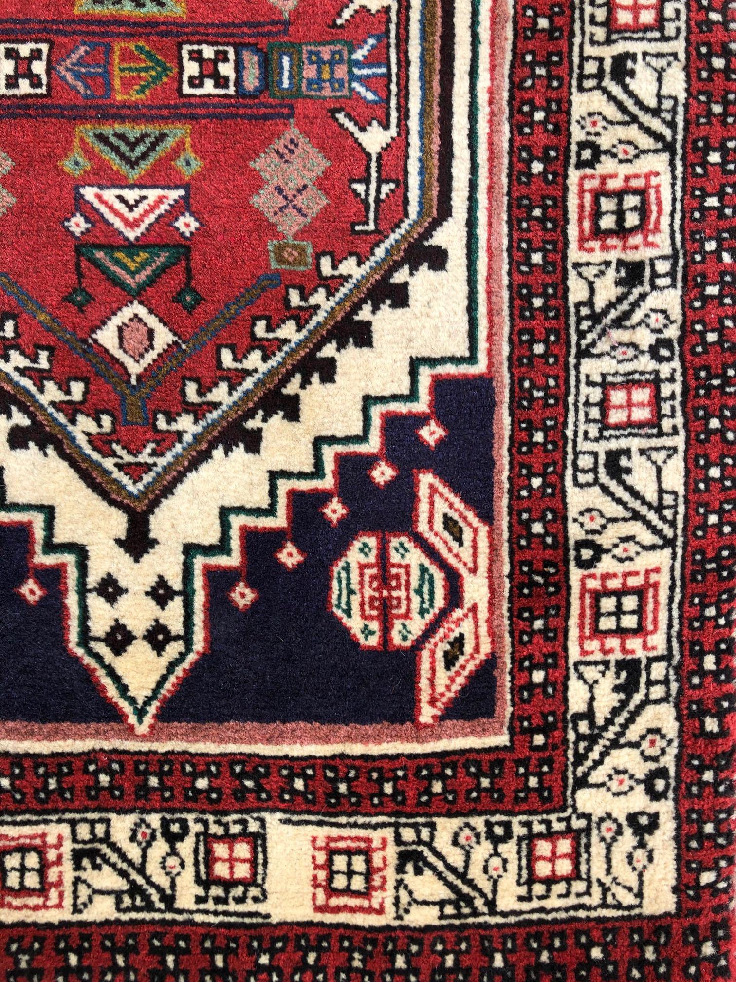 Persischer Vintage Ardabil Teppich Läufer (Wolle) im Angebot