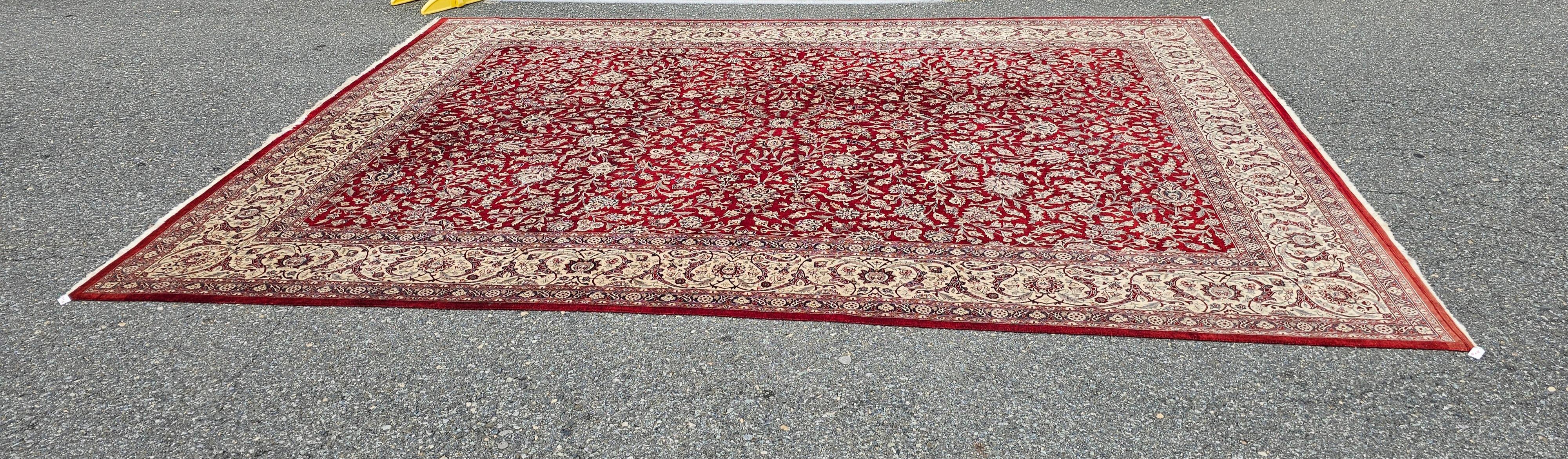 Tapis persan noué à la main Kashan 10