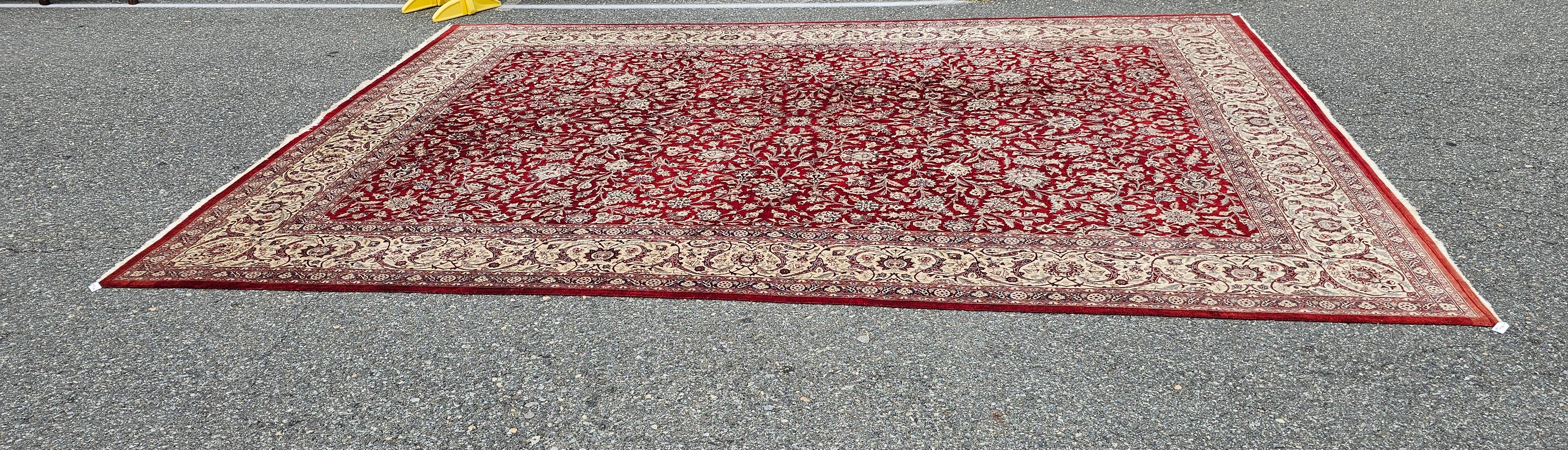 Tapis persan noué à la main Kashan 10