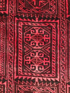 Persian Vintage Baluchi Red Rug