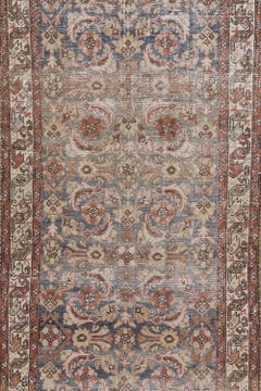 Vintage Persian Herati Runner Rug