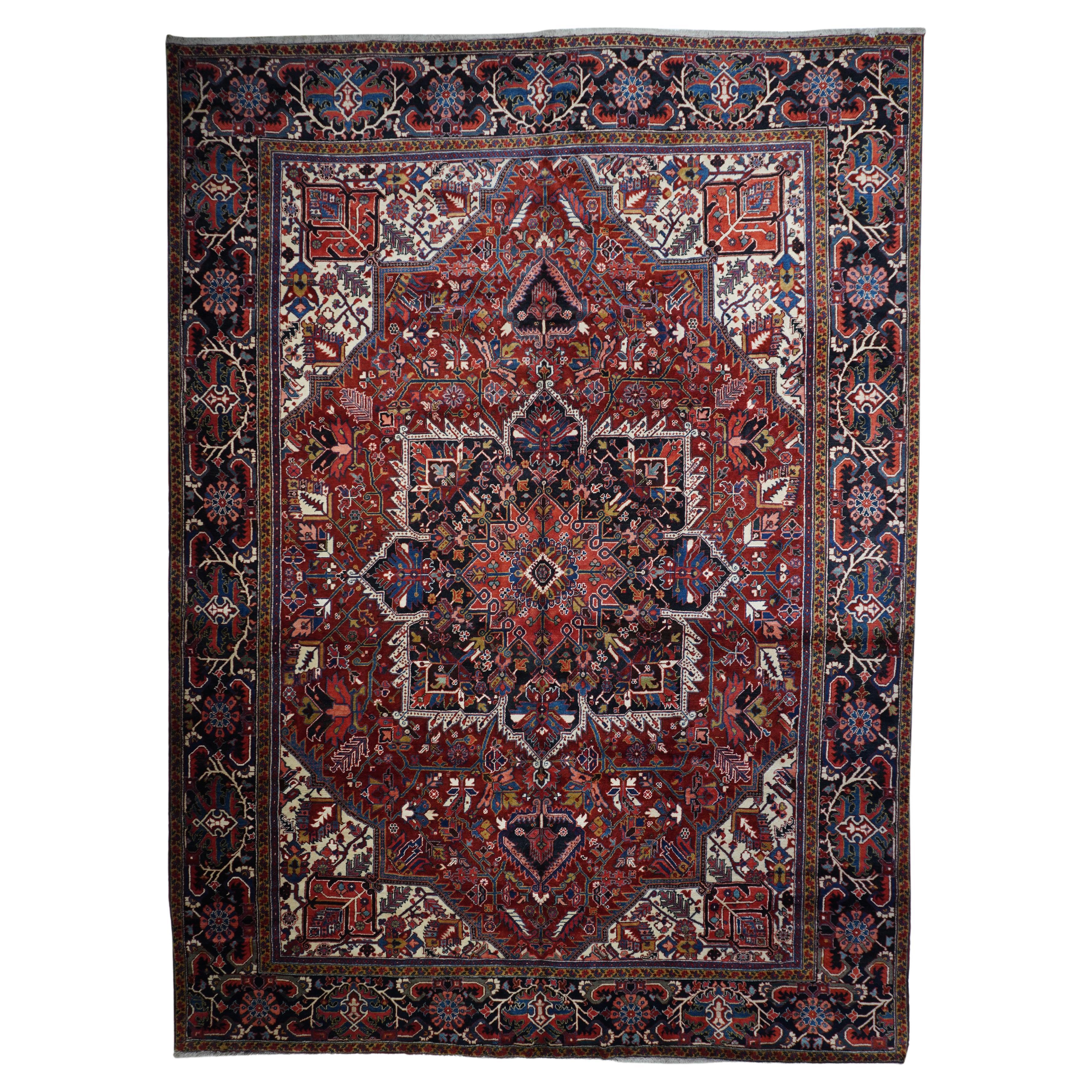 Vintage Persian Heriz 11'2" x 15'2"