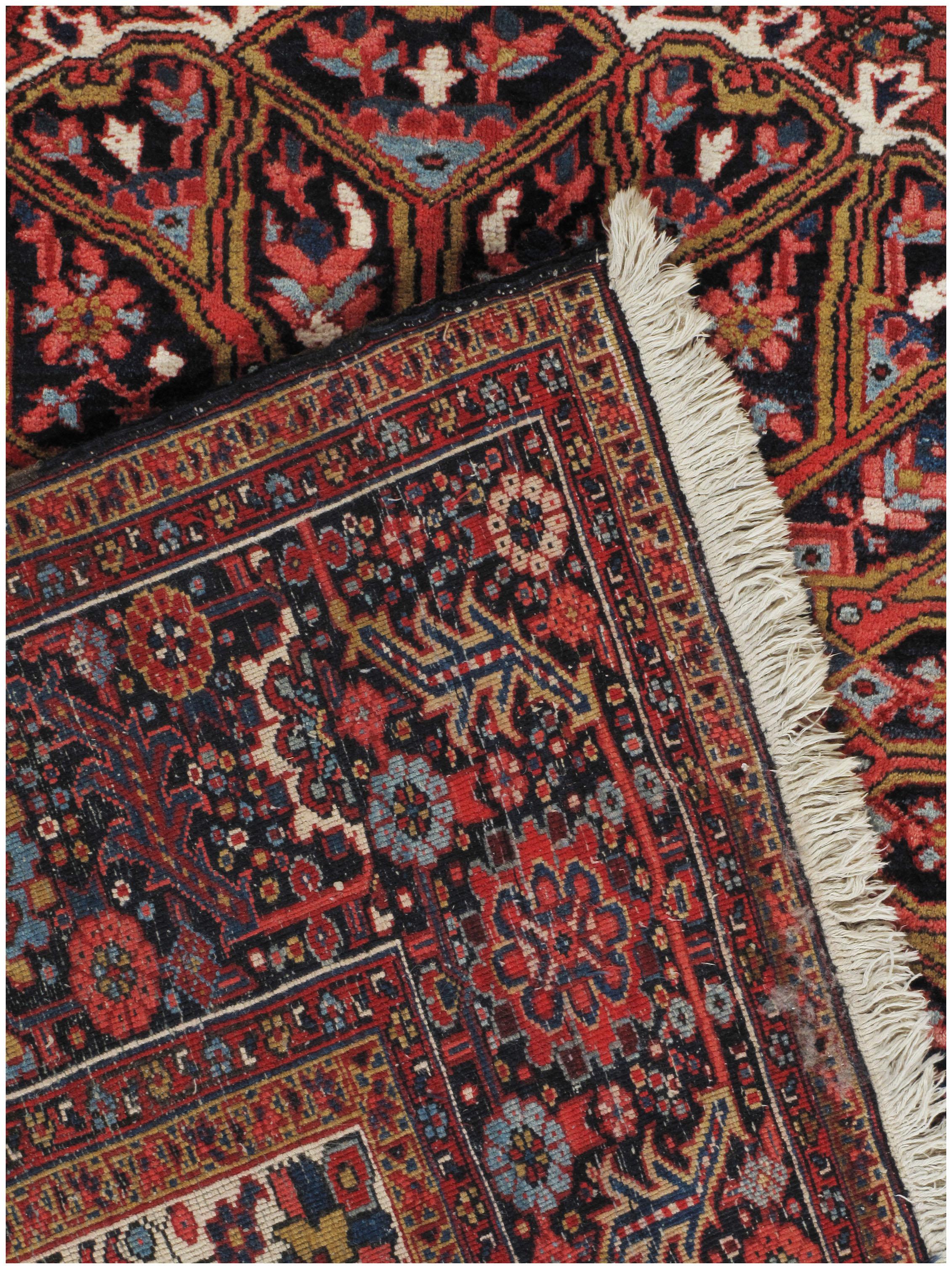 Vintage Persian Heriz Area Rug  8'2 x 12' For Sale 3