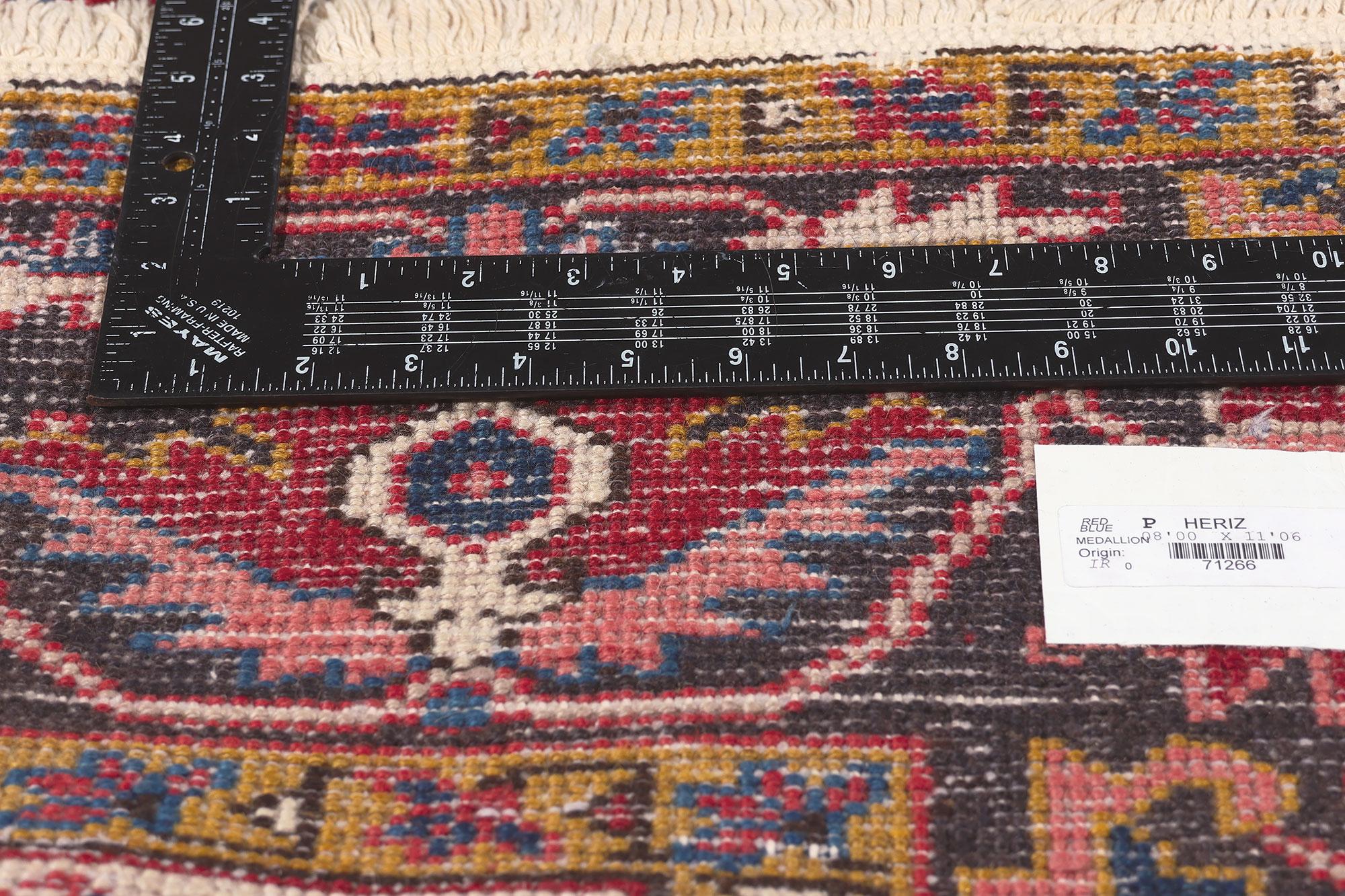 20th Century Vintage Persian Heriz Rug, Perpetually Posh Meets Effortlessly Chic For Sale