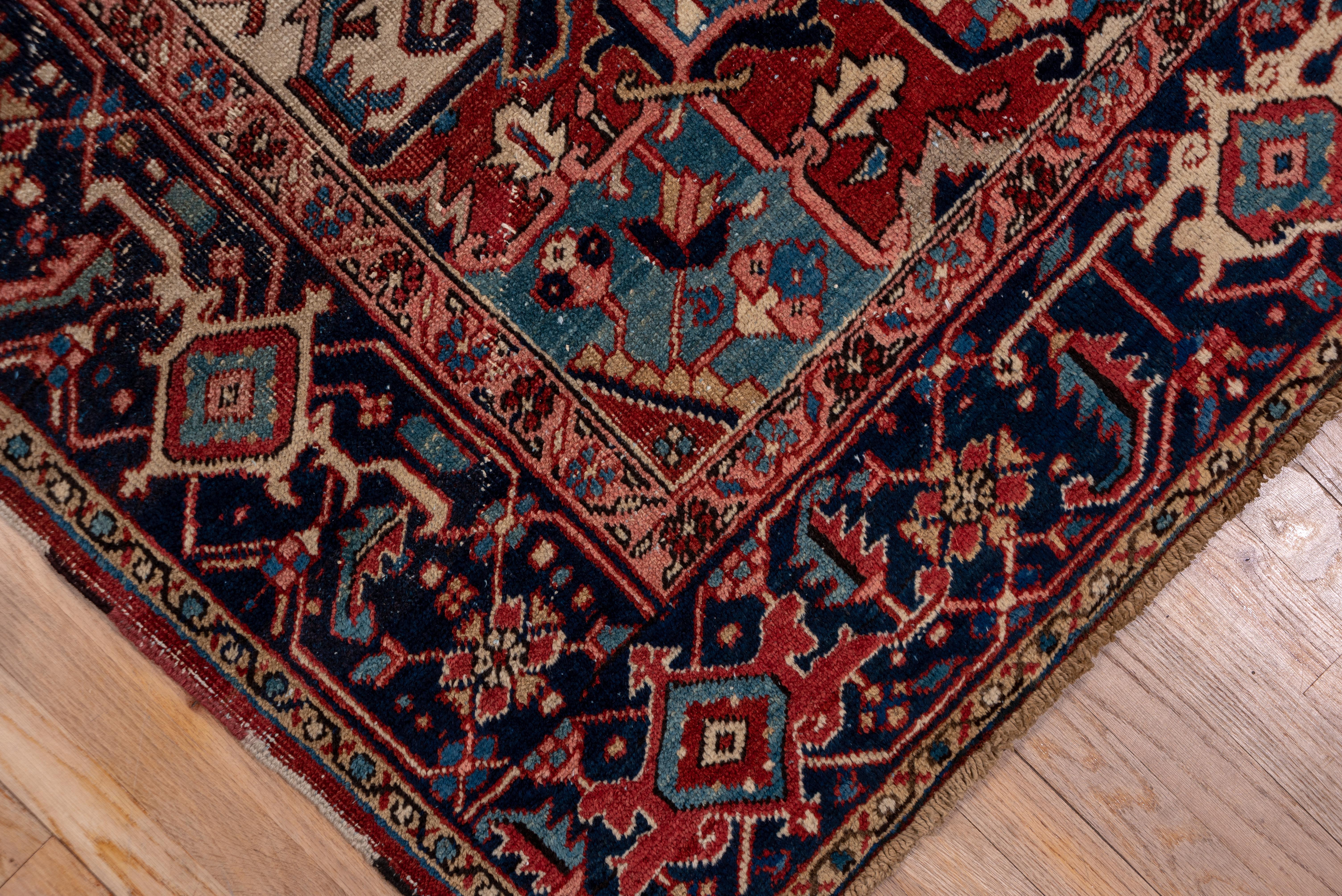 Heriz Serapi Vintage Persian Heriz Carpet, circa 1940s