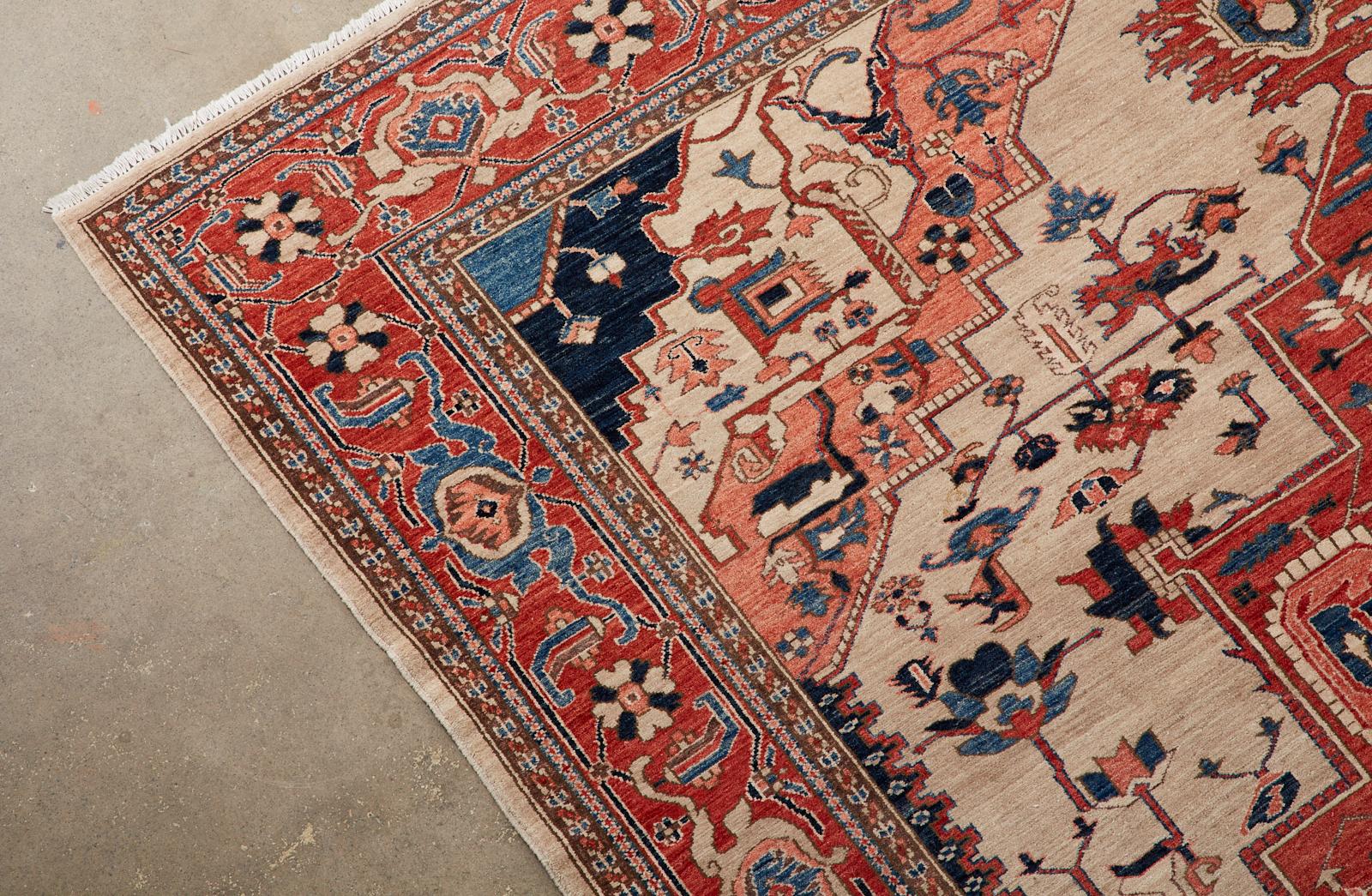 Persian Heriz Style Azeri Carpet For Sale 2