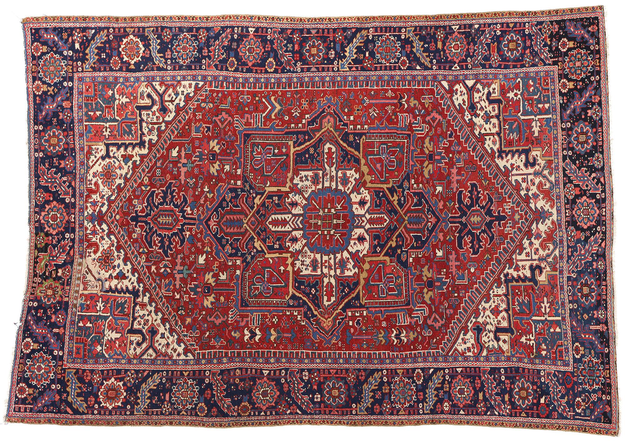 Persischer Heriz-Teppich, Vintage im Angebot 3