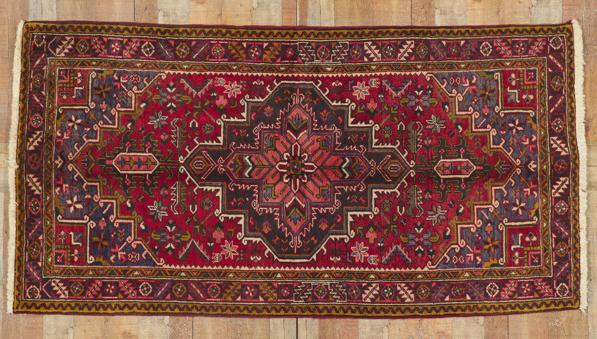 Vintage Persian Heriz Carpet For Sale 3