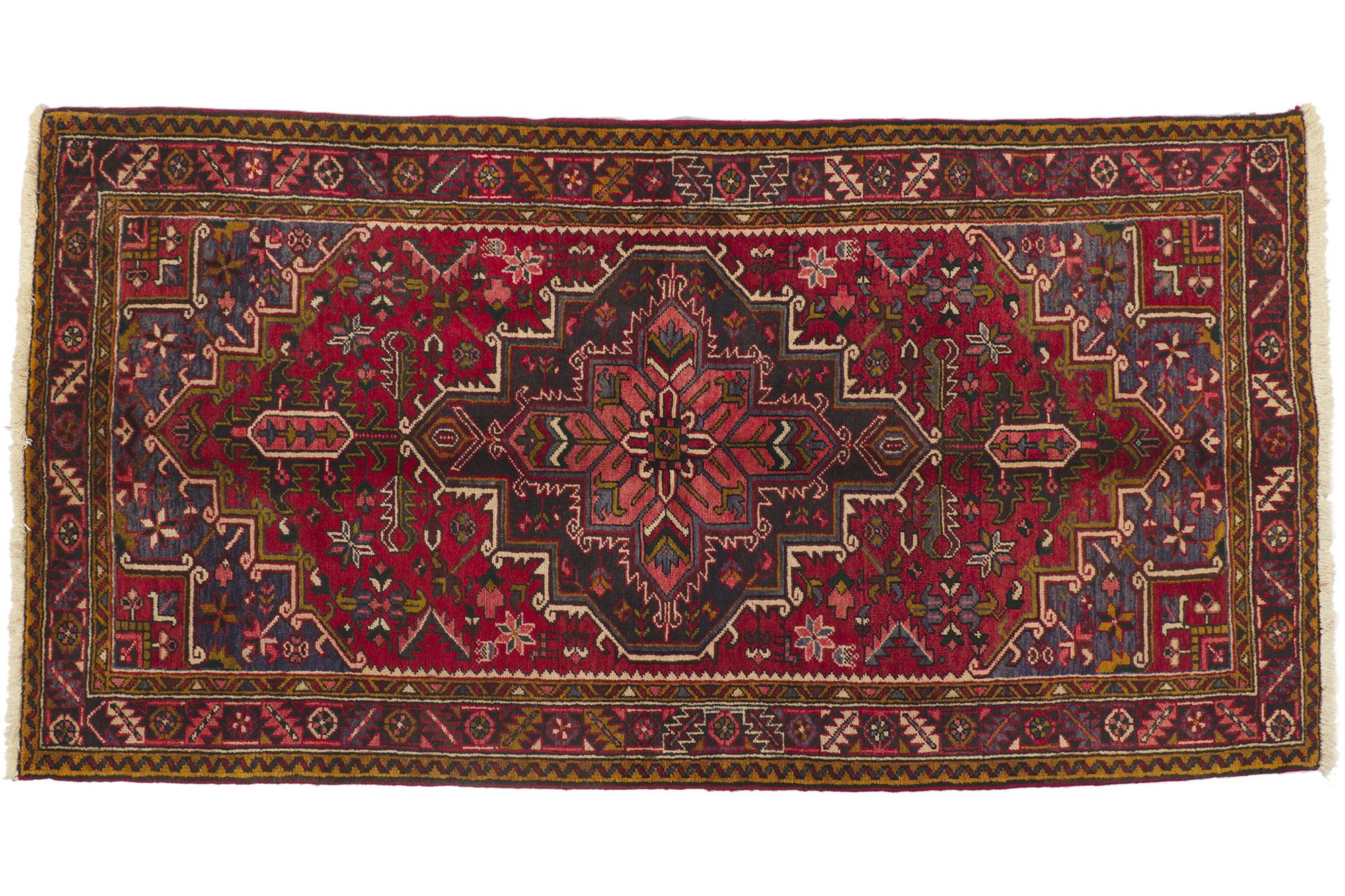 Persischer Heriz-Teppich, Vintage im Angebot 4