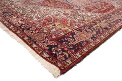 1950's Persian Heriz Carpet with Modern Style