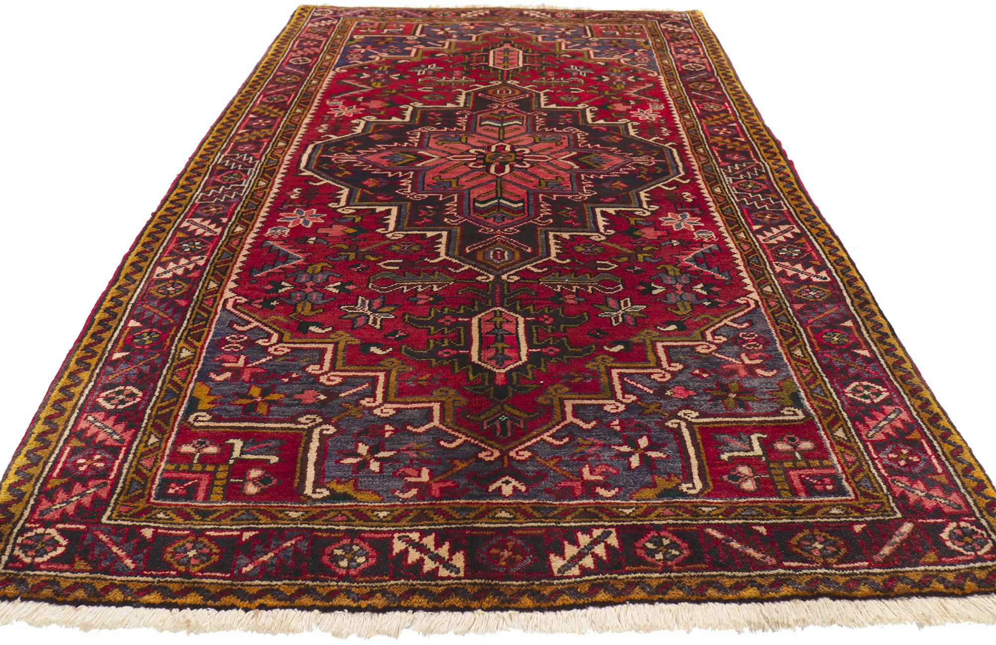 Heriz Serapi Vintage Persian Heriz Carpet For Sale