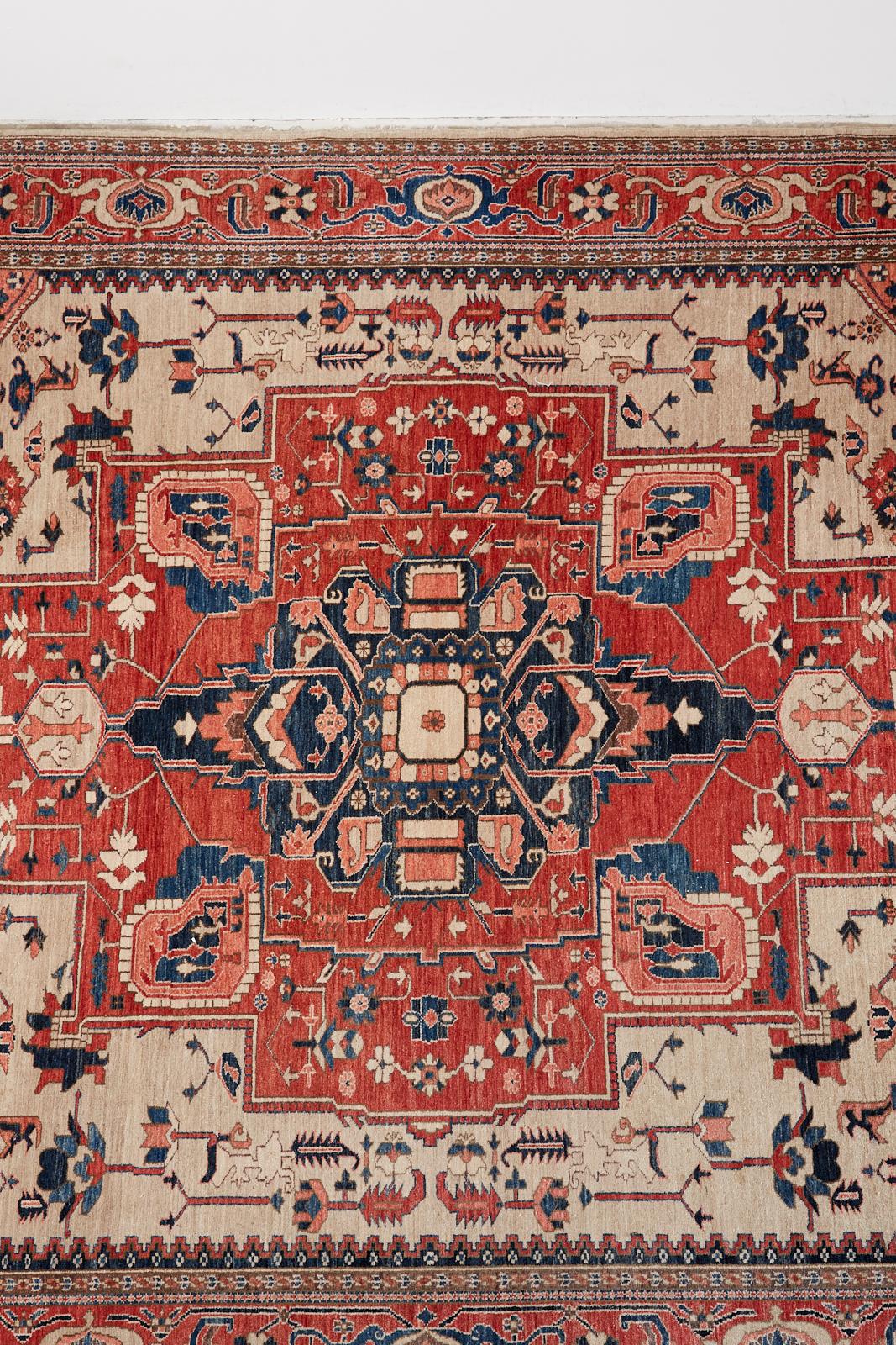 Turkish Persian Heriz Style Azeri Carpet For Sale