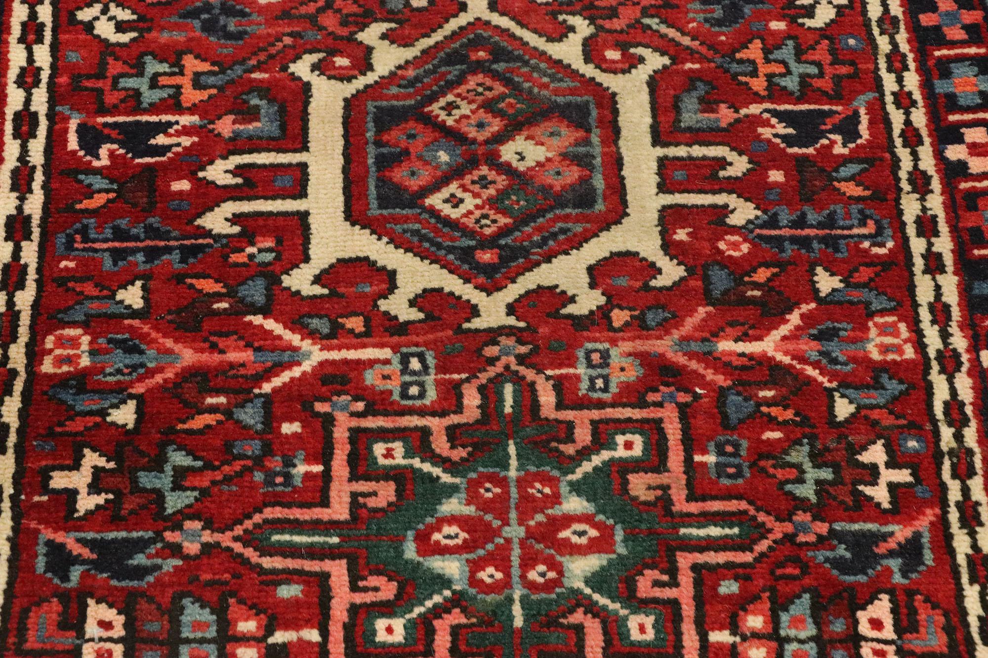 Persischer Heriz-Teppich, Vintage (Handgeknüpft) im Angebot