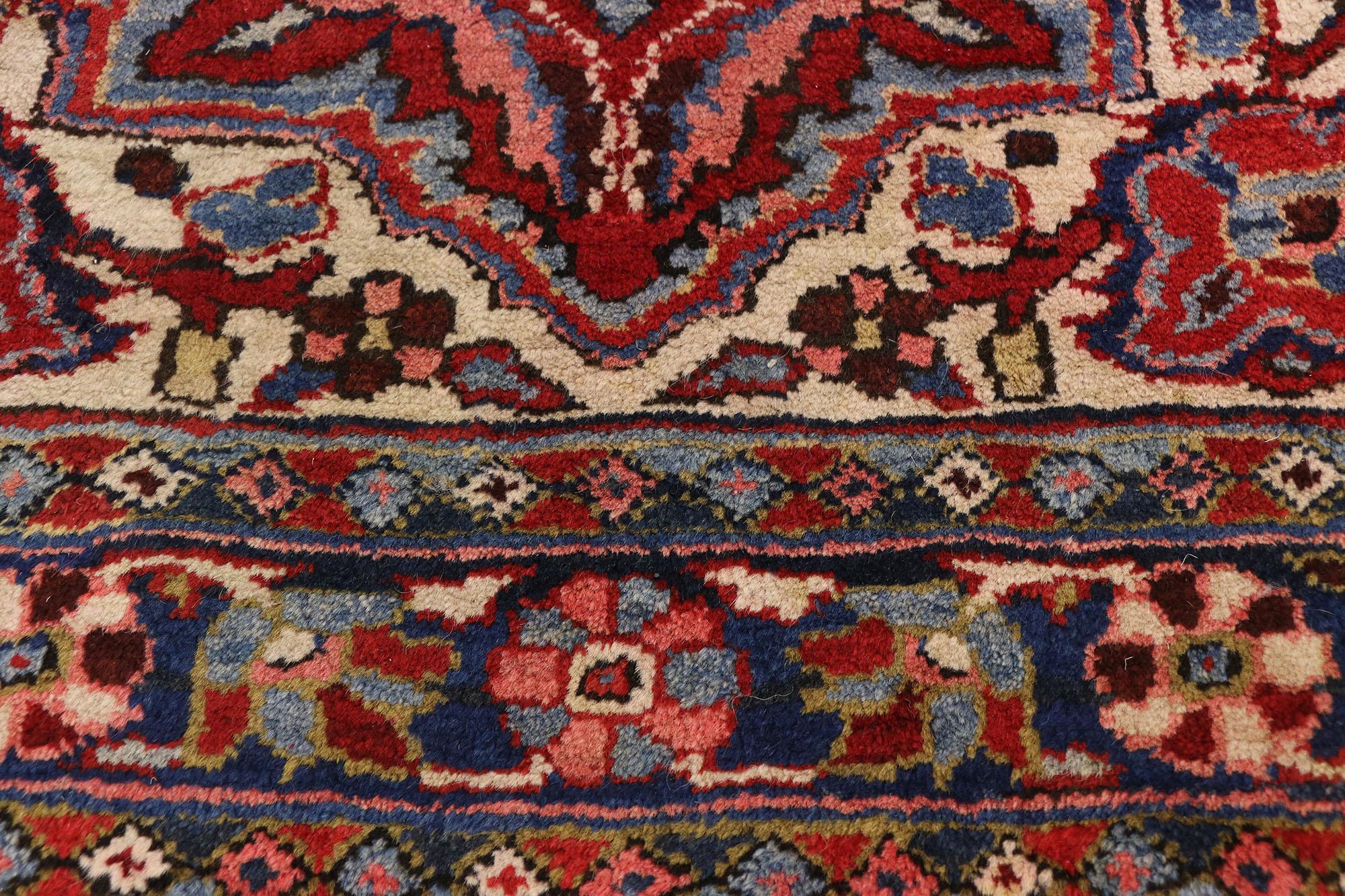 Persischer Heriz-Teppich, Vintage (Handgeknüpft) im Angebot