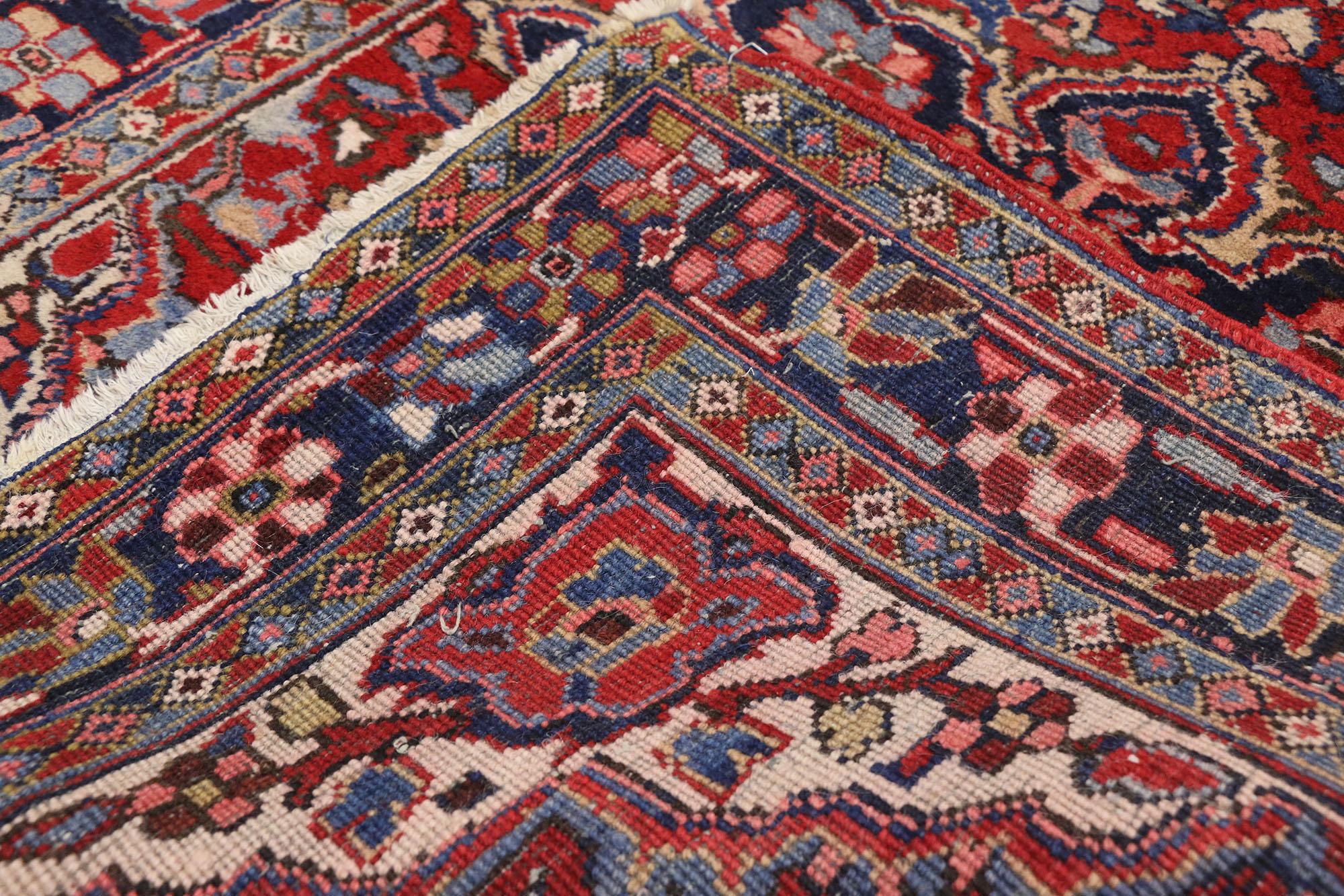 Persischer Heriz-Teppich, Vintage im Zustand „Gut“ im Angebot in Dallas, TX