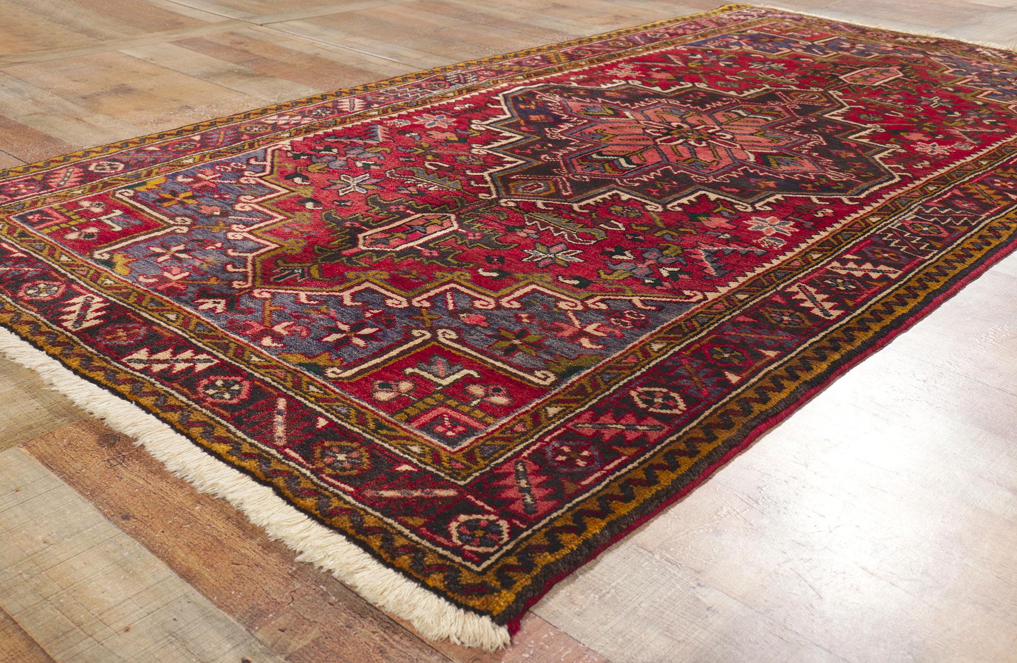Vintage Persian Heriz Carpet For Sale 1