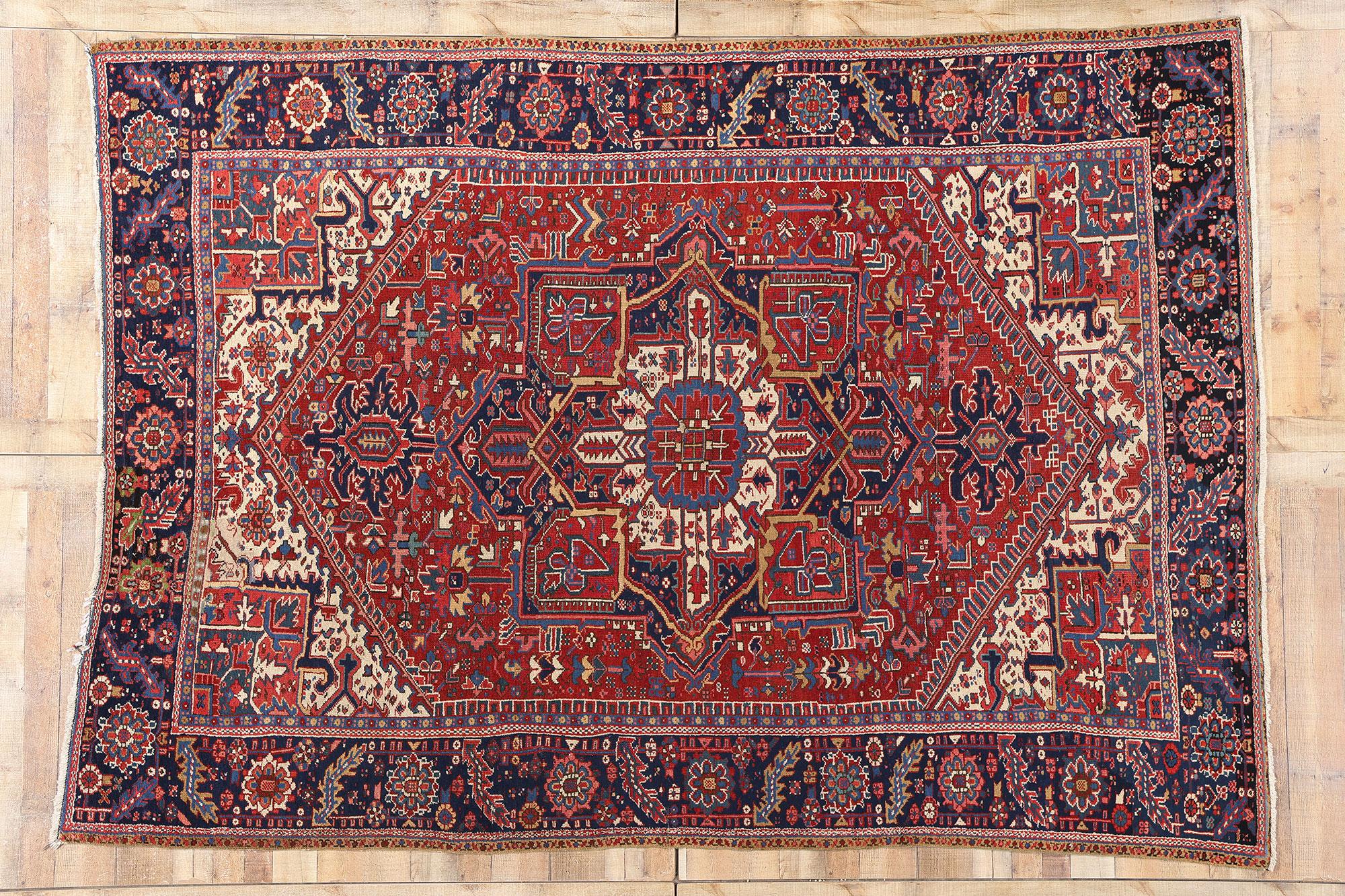 Persischer Heriz-Teppich, Vintage im Angebot 2