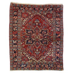 Alfombra persa Heriz vintage