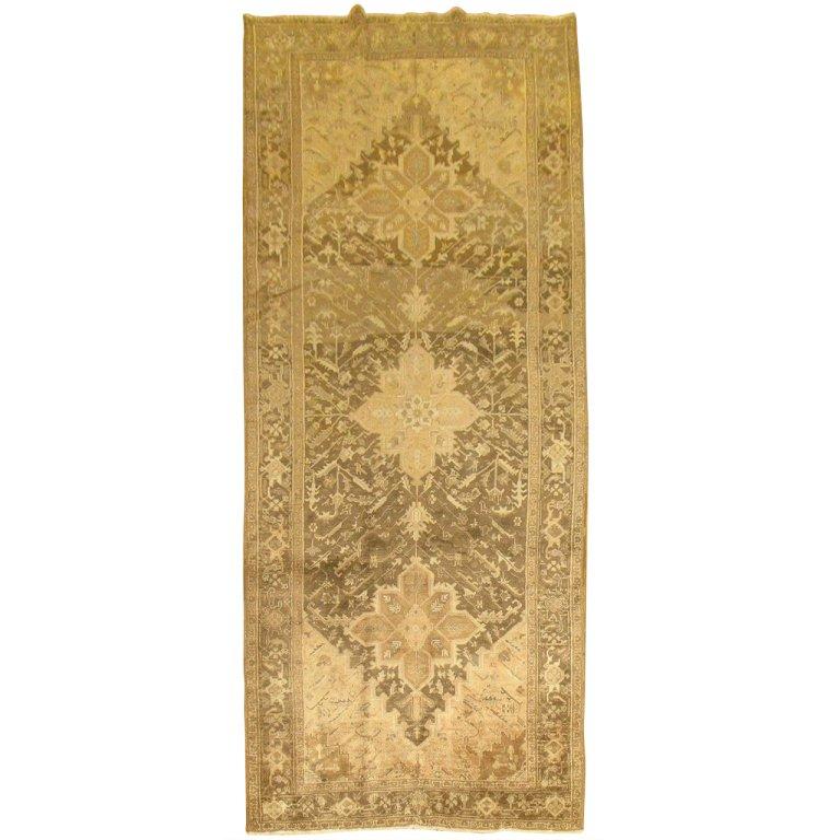 Vintage Persian Heriz Gallery Rug For Sale at 1stDibs